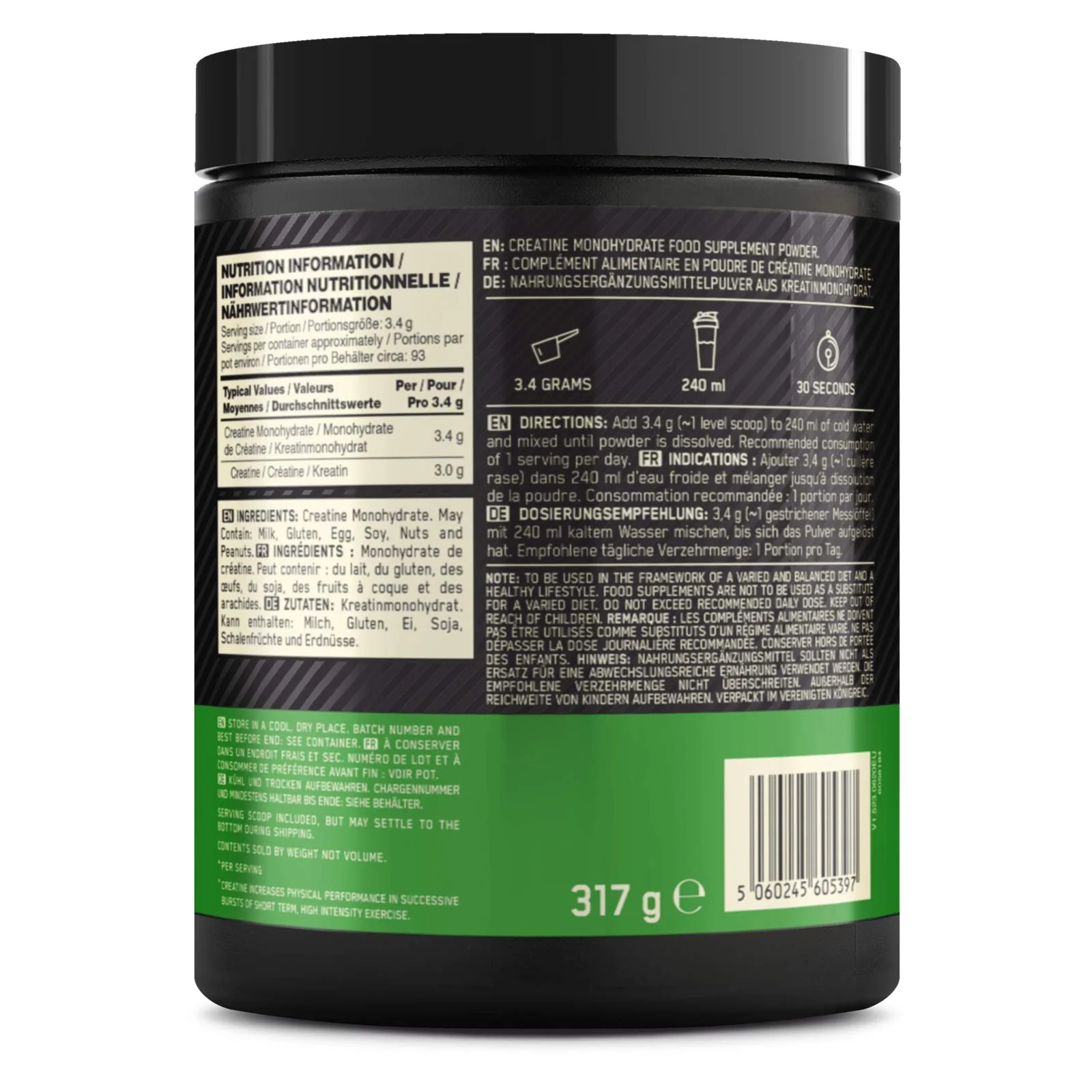 Optimum Nutrition Creatine Powder - Image 2