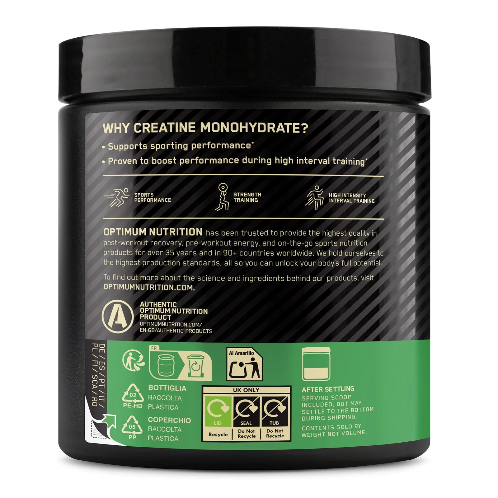 Optimum Nutrition Creatine Powder 240g - Image 3