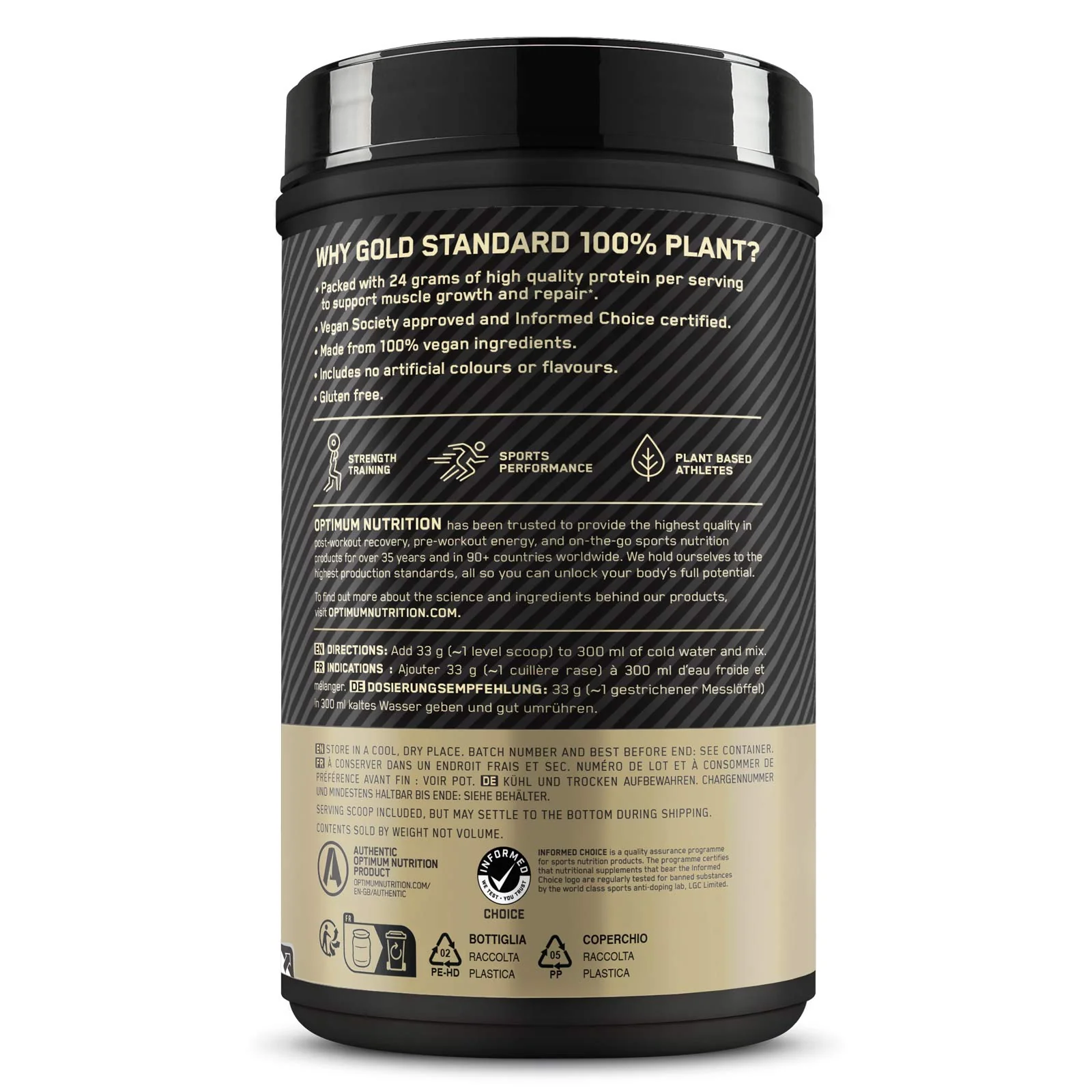Optimum Nutrition Gold Standard 100% Plant 684g - Image 4