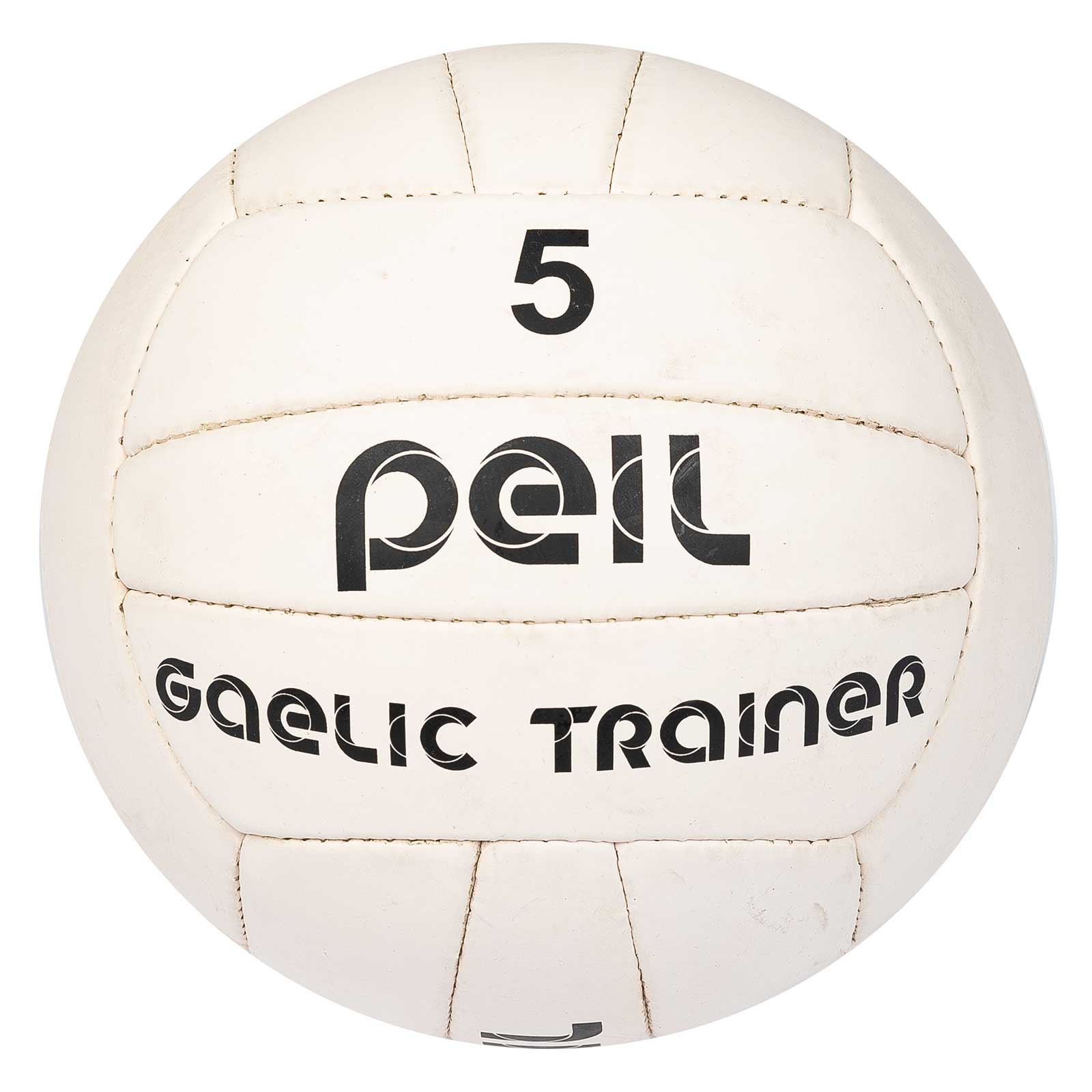 Peil Gaelic Trainer Football Size 5 White