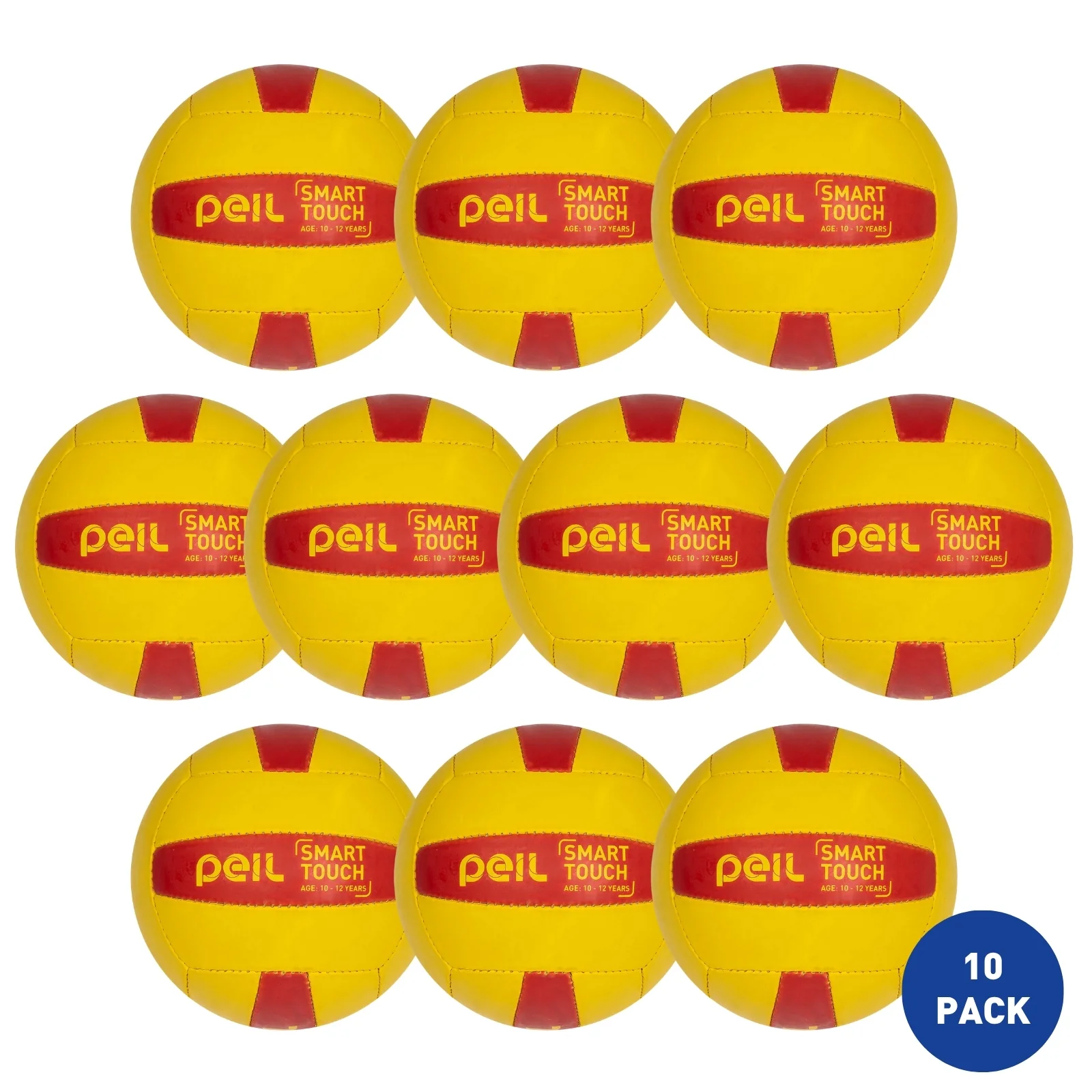 Peil Smart Touch Ball 10-12 Yellow - 10 Pack