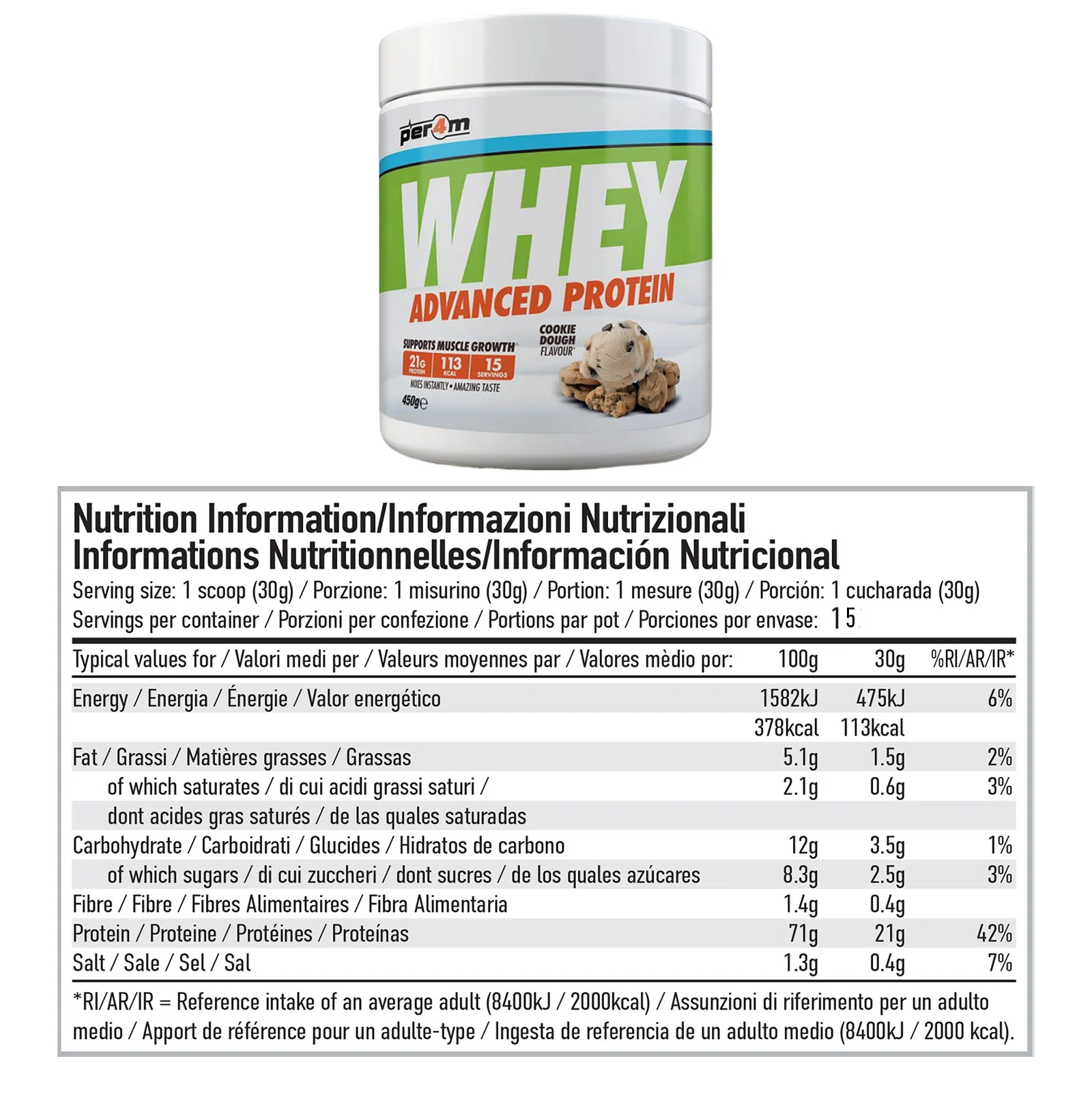 Per4m Whey Protein 450g - Image 9