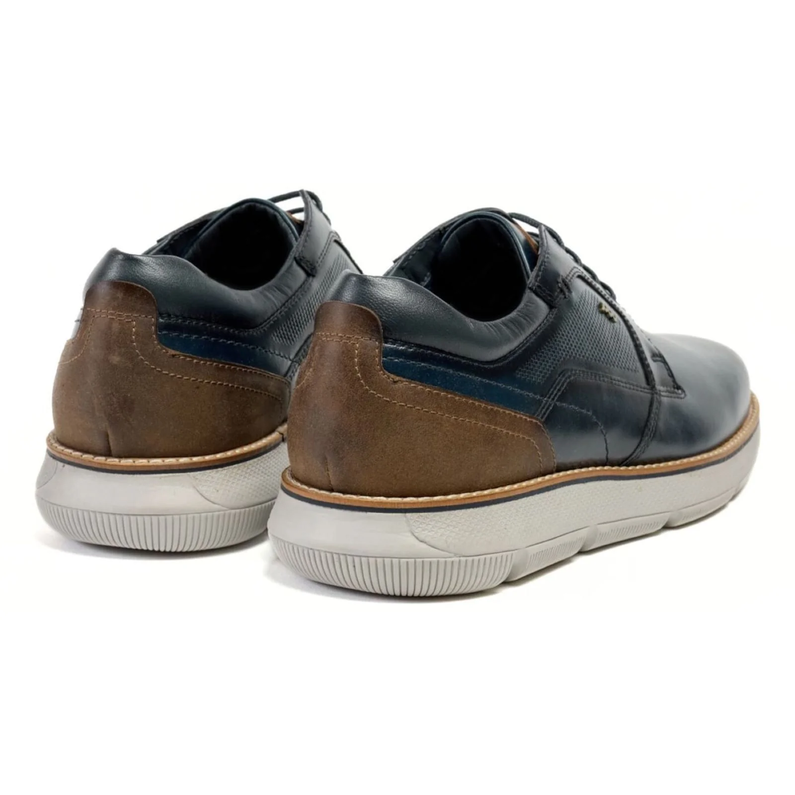Pod Mens Finch Casual Derby Navy - Image 3