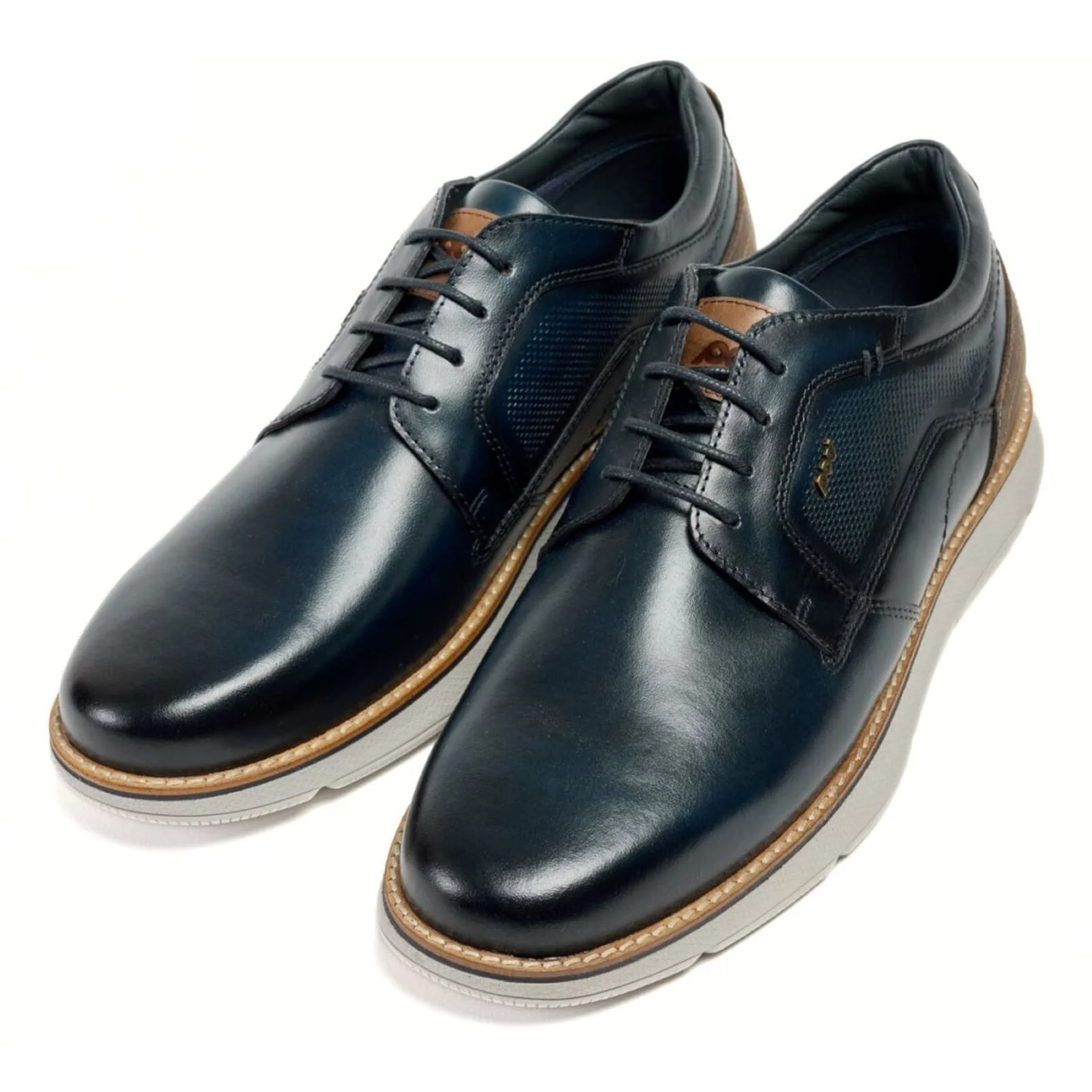 Pod Mens Finch Casual Derby Navy - Image 4