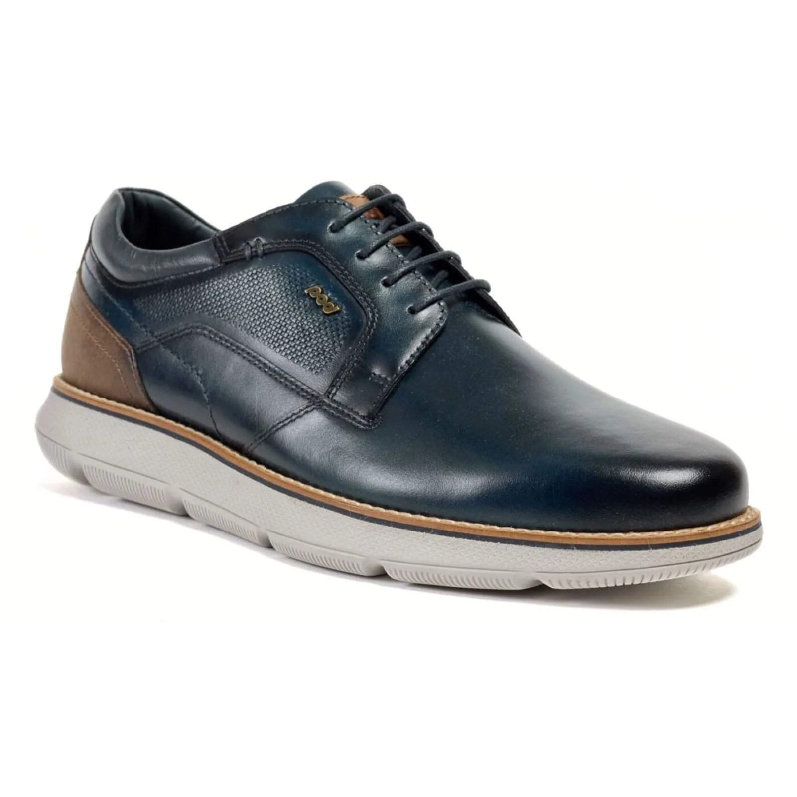 Pod Mens Finch Casual Derby Navy - Image 5