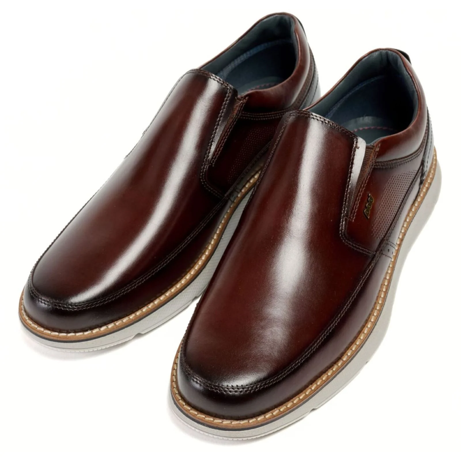 Pod Mens Fowler Casual Slip On Tan - Image 4