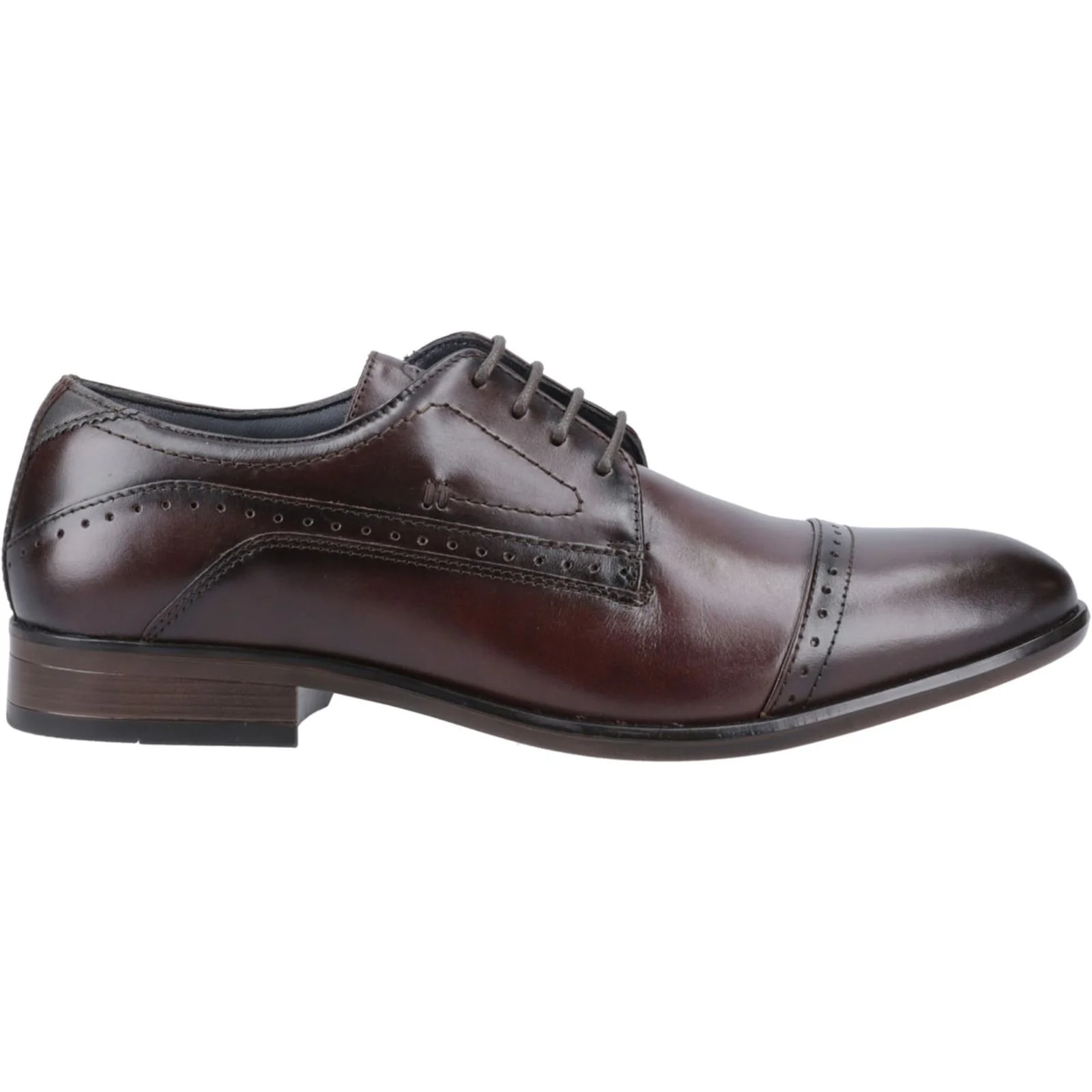 Pod Mens Ralph Oxford Shoes Chestnut