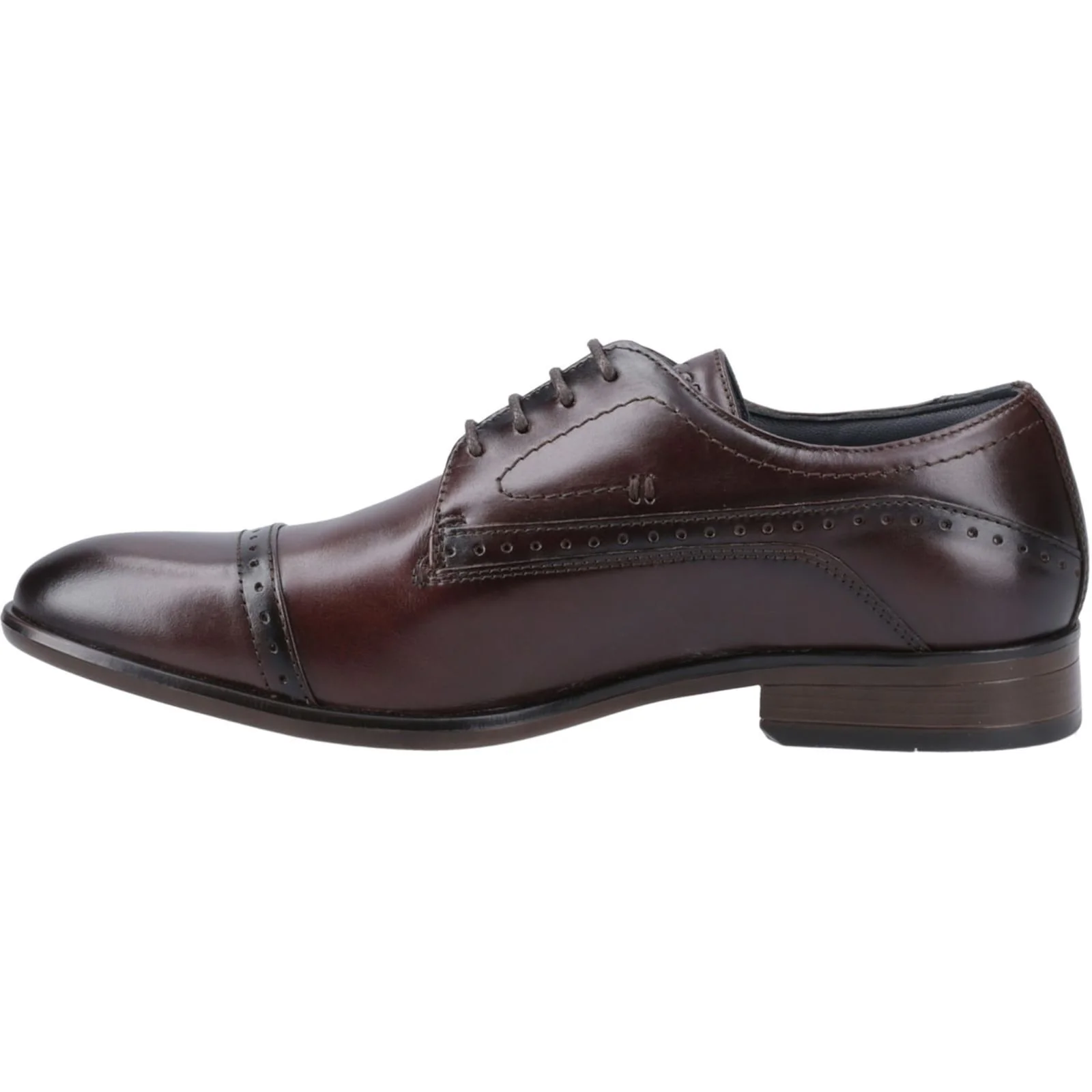Pod Mens Ralph Oxford Shoes Chestnut - Image 2