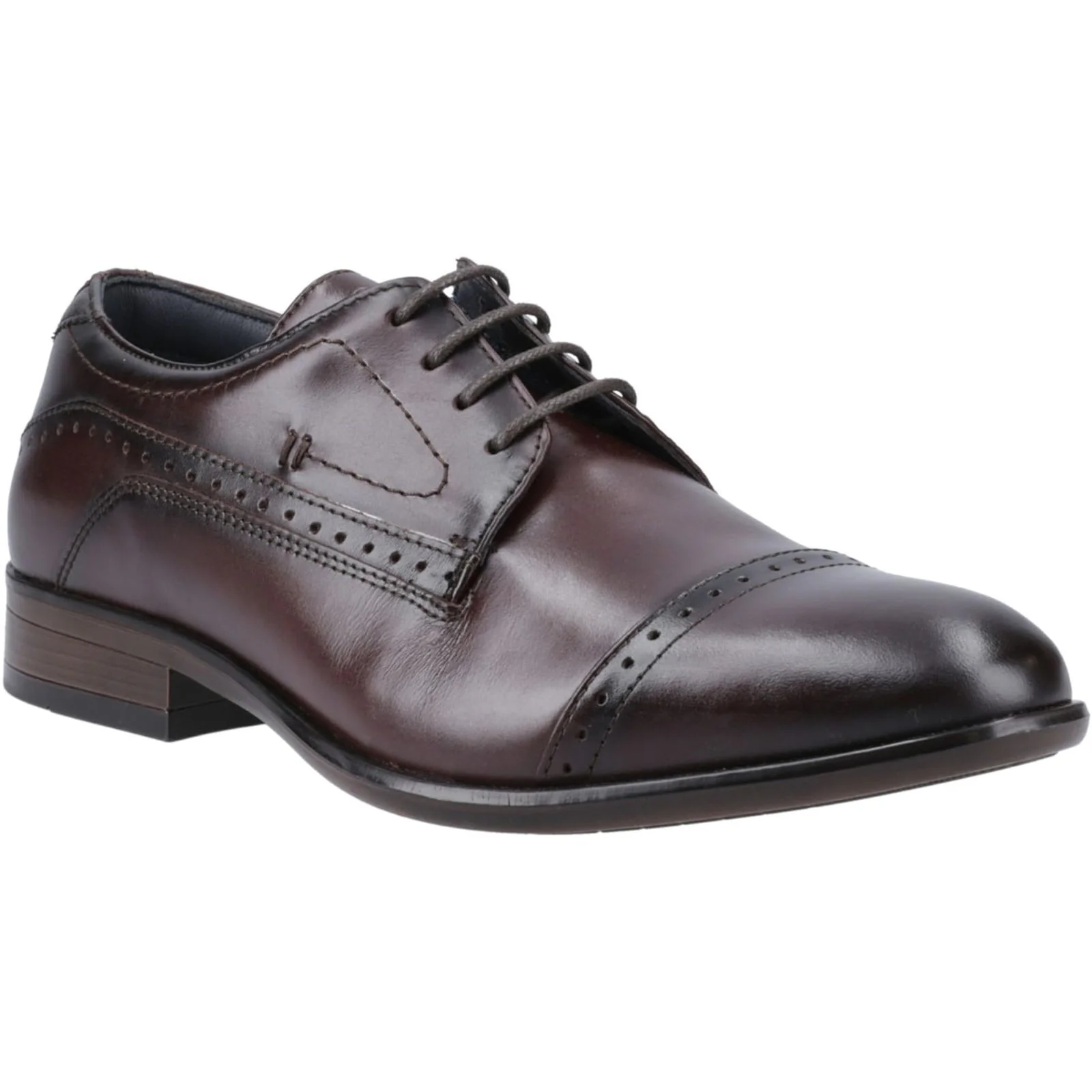 Pod Mens Ralph Oxford Shoes Chestnut - Image 5