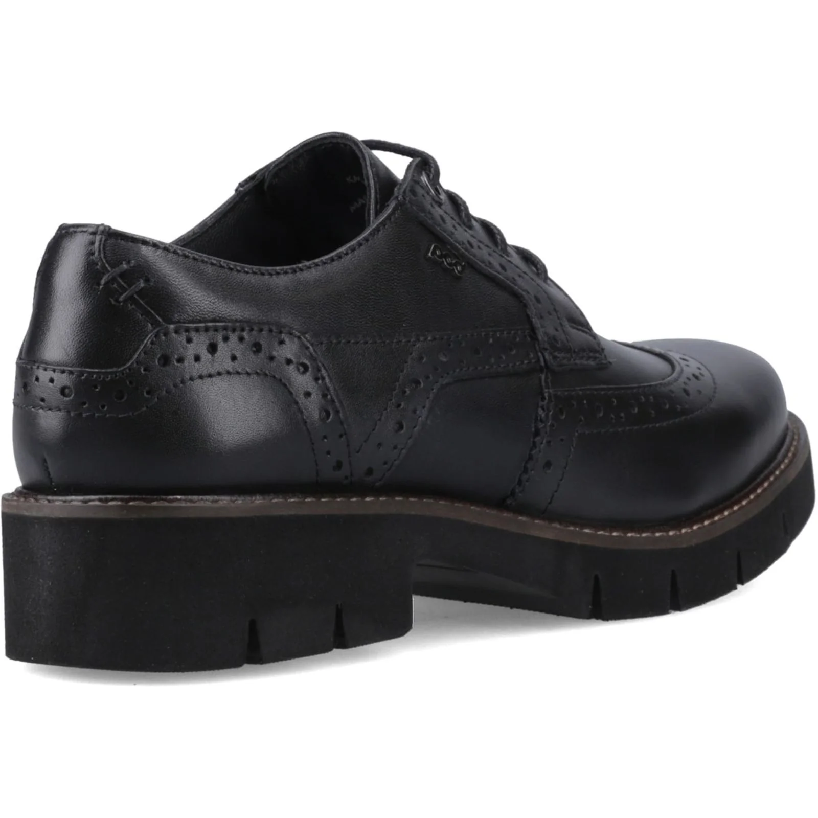 Pod Womens Kacey Brogue Black - Image 4