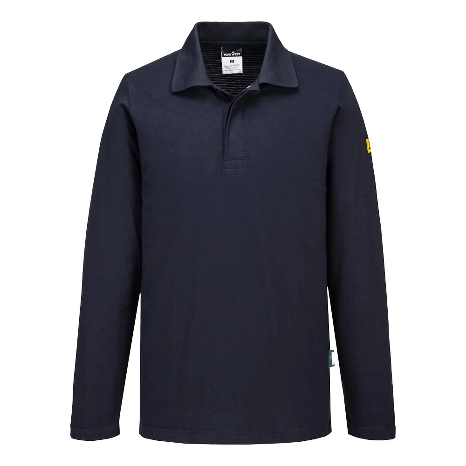 Portwest Anti-Static ESD Polo Shirt L/S Navy