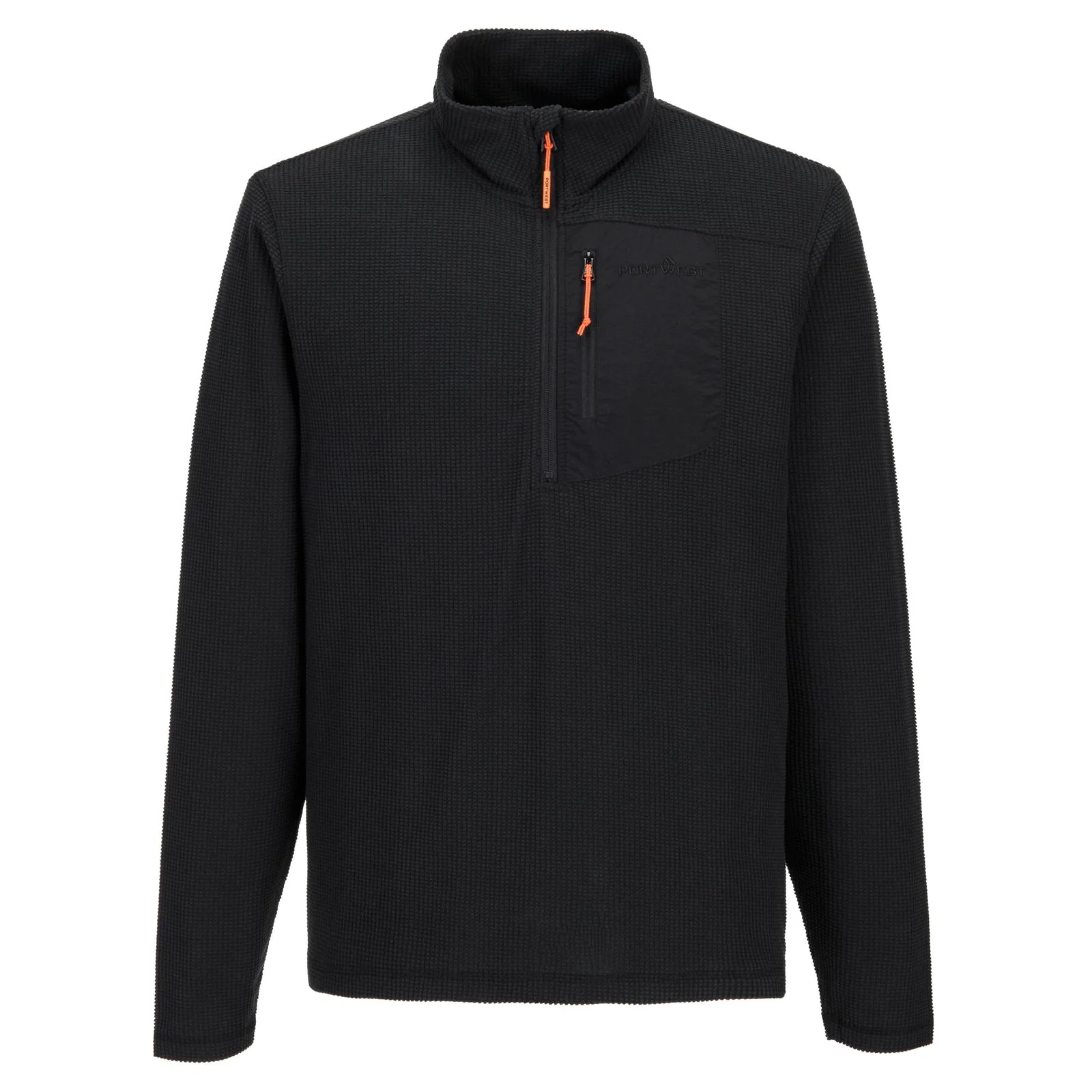 Portwest Caher Mens Fleece Black