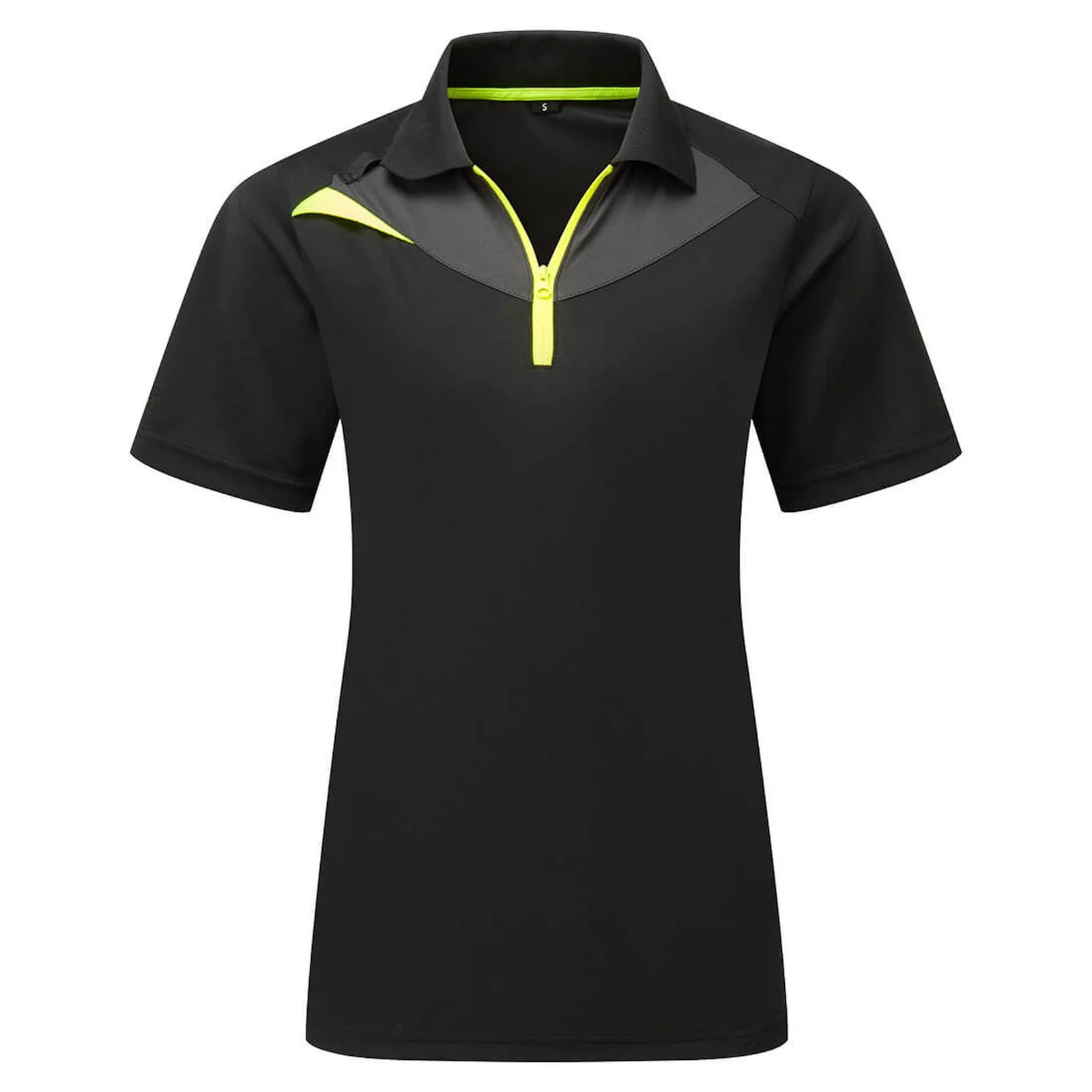 Portwest DX4 Women's Polo Shirt S/S Black - Image 2