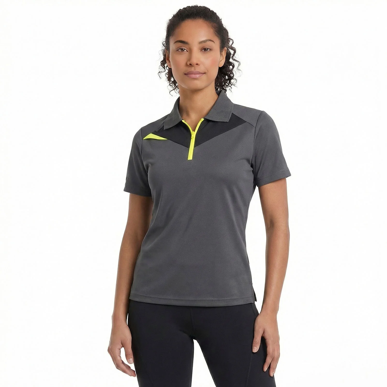 Portwest DX4 Women's Polo Shirt S/S Metal Grey