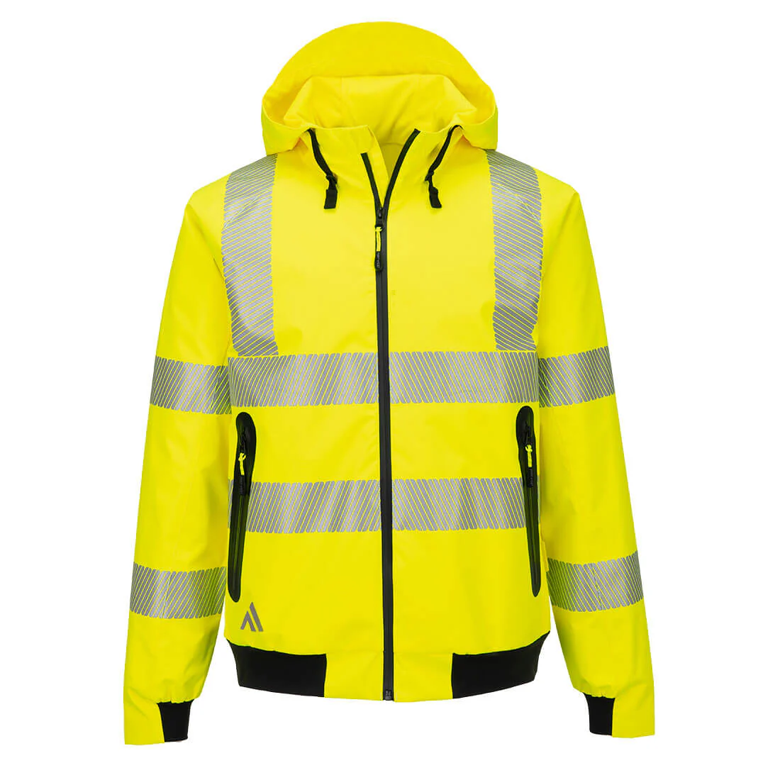 Portwest KX3 Sport Hi-Vis Rain Bomber Yellow