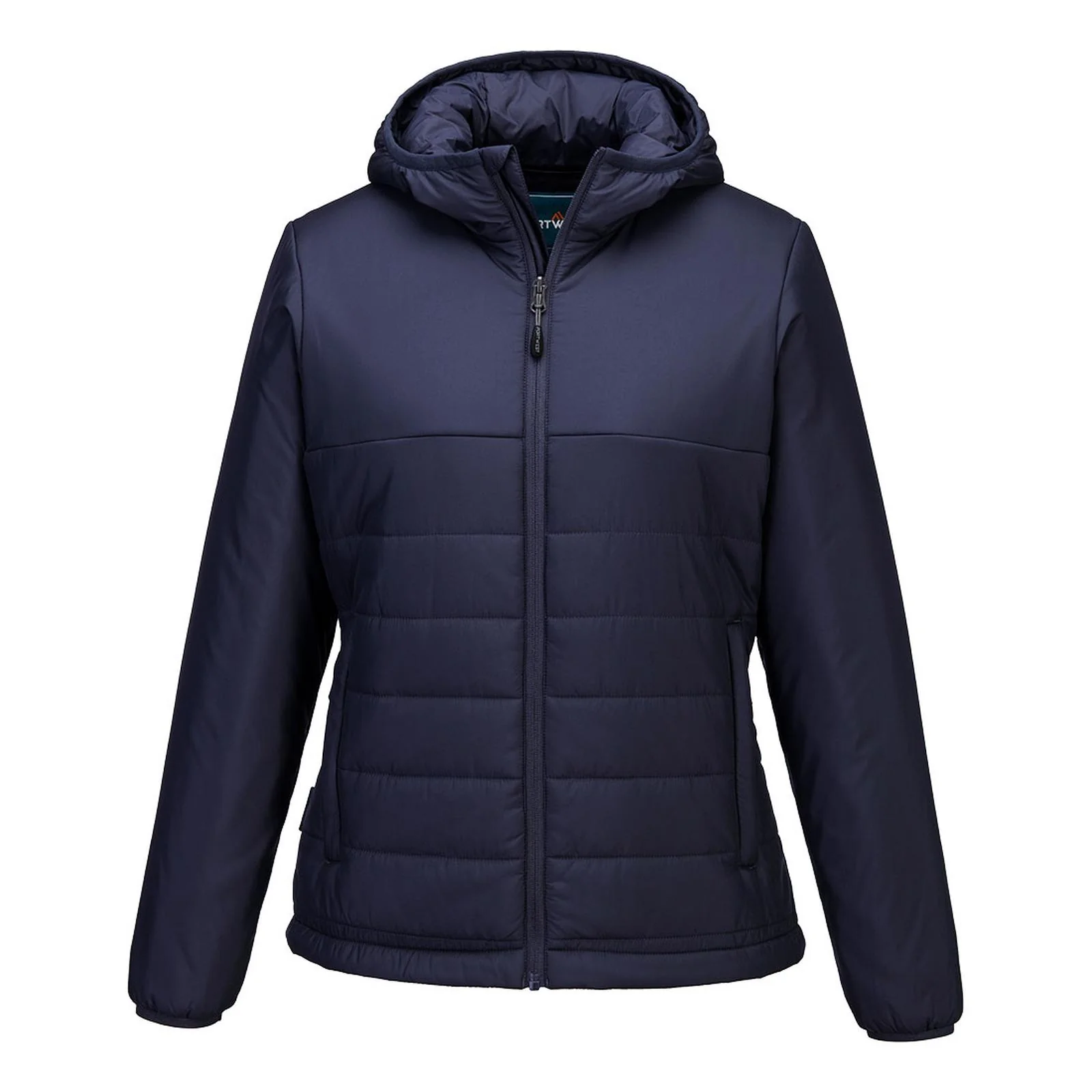 Portwest Professional Women's Hooded Insulated Baffle Jacket Navy - Image 2
