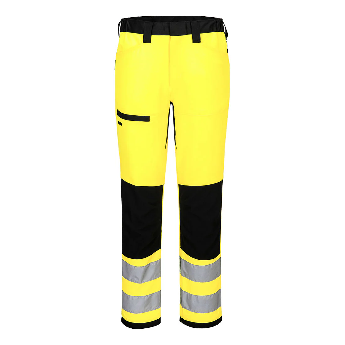 Portwest WX2 Eco Hi-Vis Class 2 Service Trouser Yellow/Black