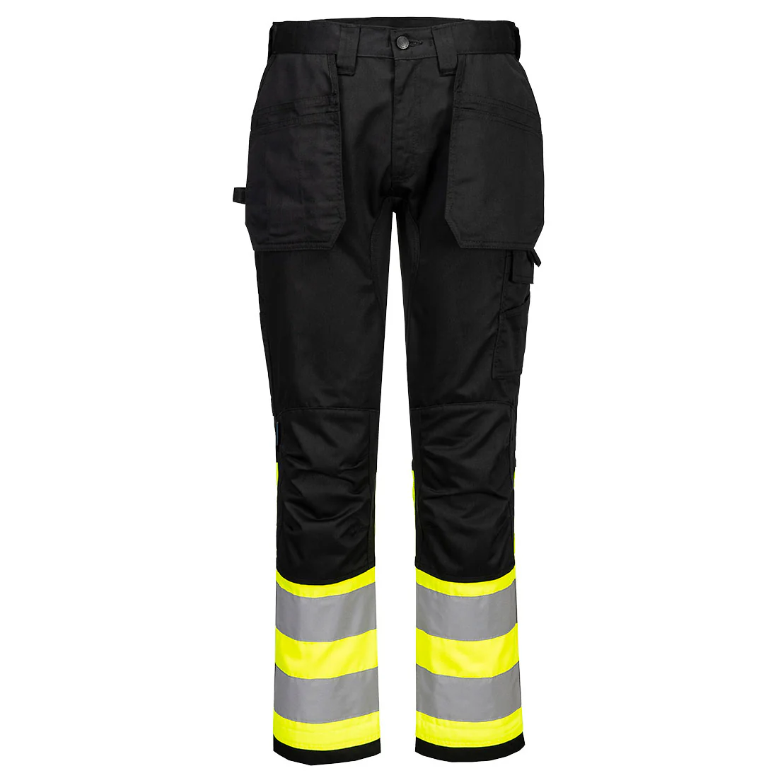 Portwest WX2 Eco Hi-Vis Holster Trouser Class 1 Yellow/Black