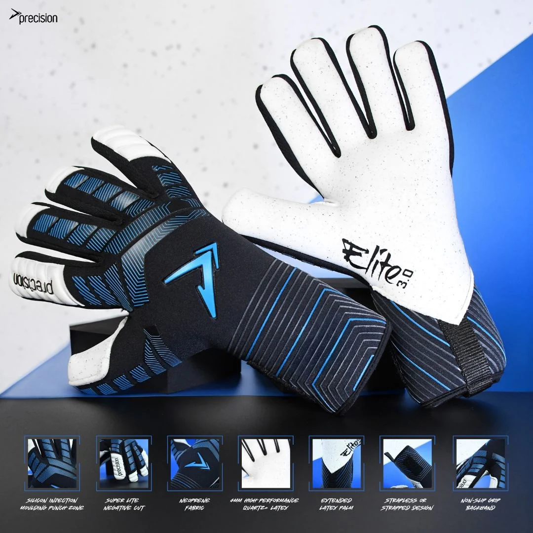 Precision Elite 3.0 Quartz Goalkeeper Gloves - Image 4