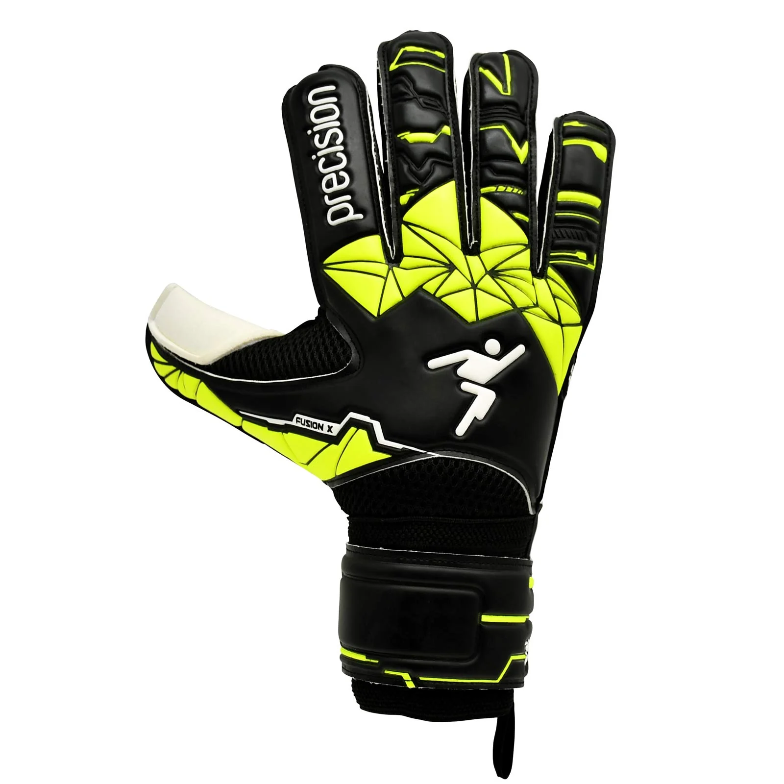 Precision Fusion X Flat Cut Finger Protect Kids Goalkeeper Gloves - Image 2