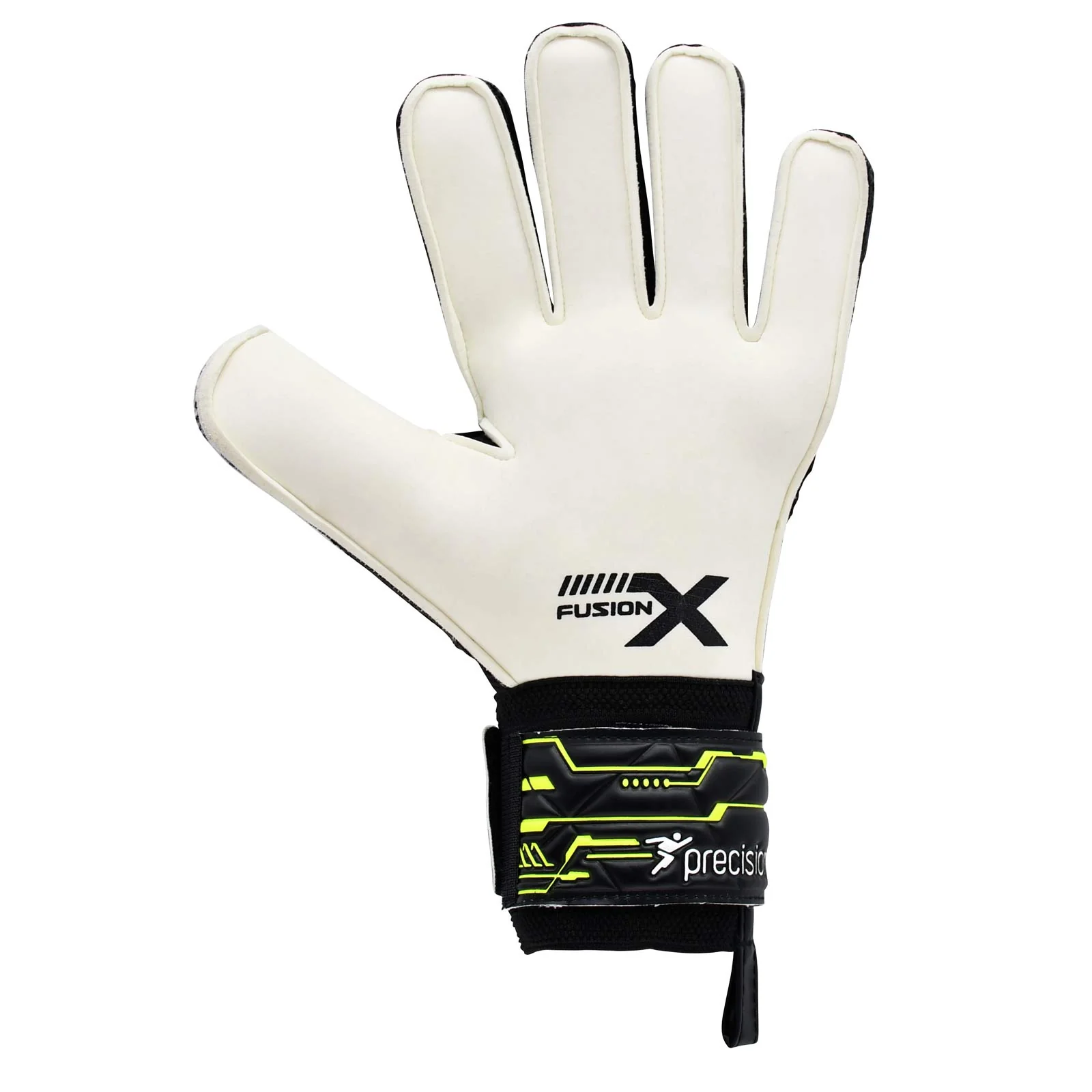 Precision Fusion X Flat Cut Finger Protect Kids Goalkeeper Gloves - Image 3