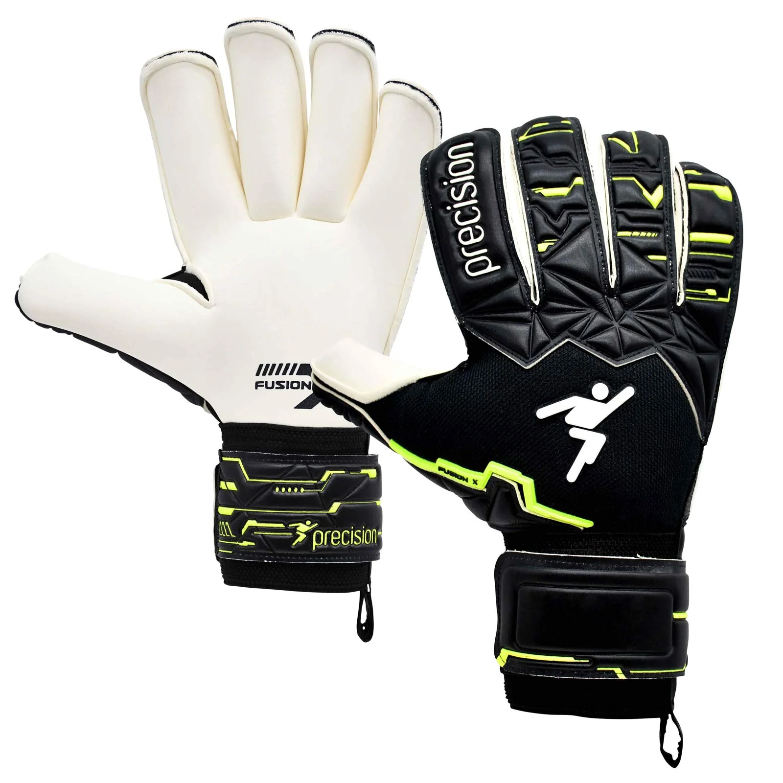 Precision Fusion X Pro Roll Finger Giga Goalkeeper Gloves
