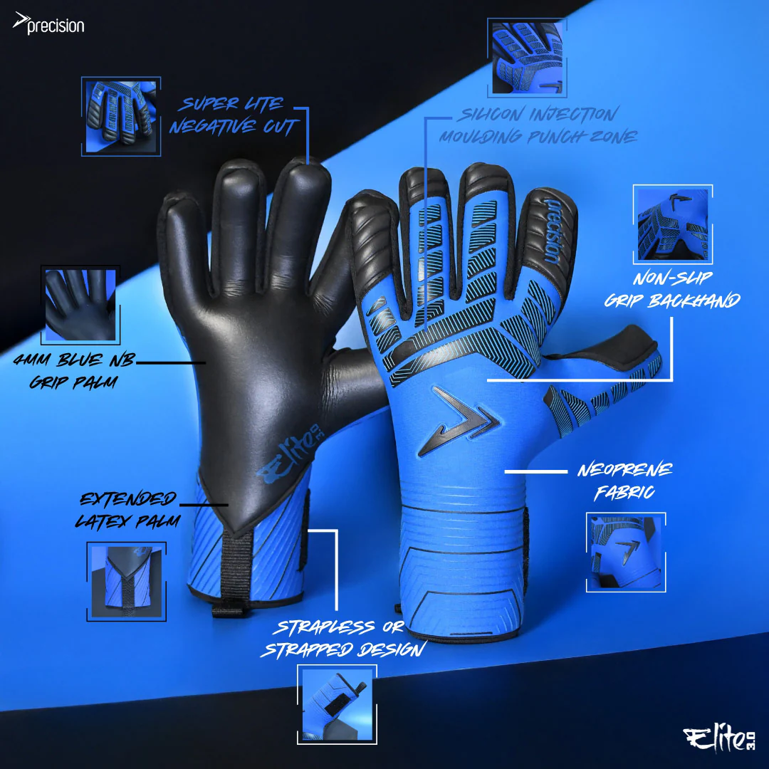 Precision Elite 3.0 Grip Goalkeeper Gloves - Image 7