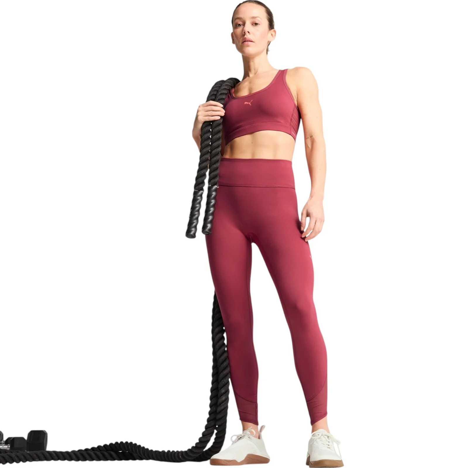 Puma 4KEEPS CLOUDSPUN Womens Regular-Length Sports Bra - Image 5