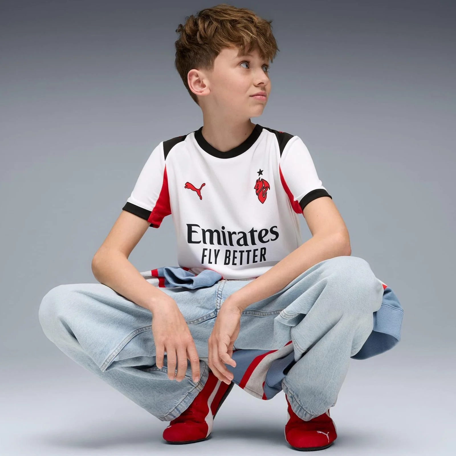Puma AC Milan Football 2025/26 Adults Short Sleeved Away Jersey - Image 6