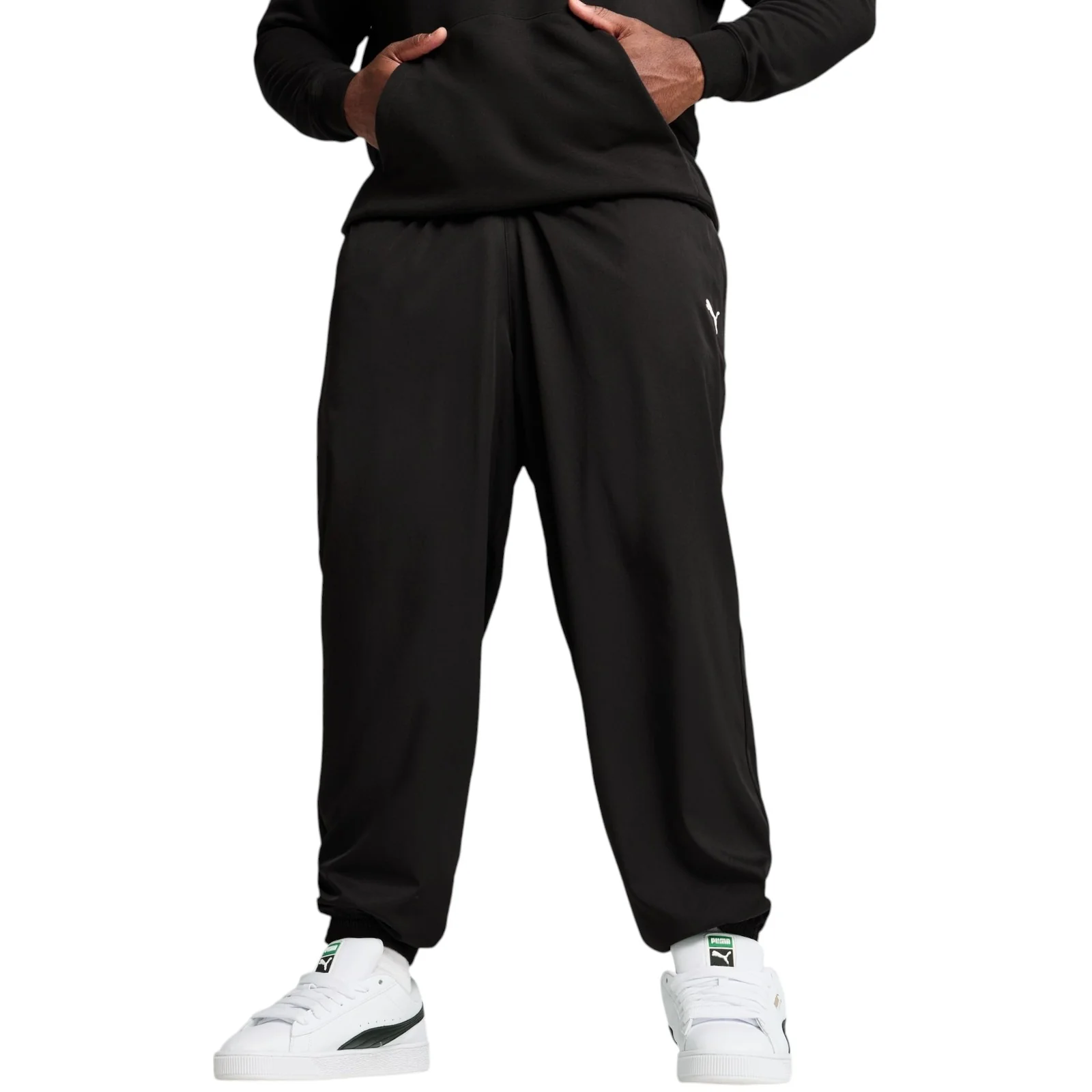 Puma Essentials Active Mens Regular-Fit Logo Training Pant