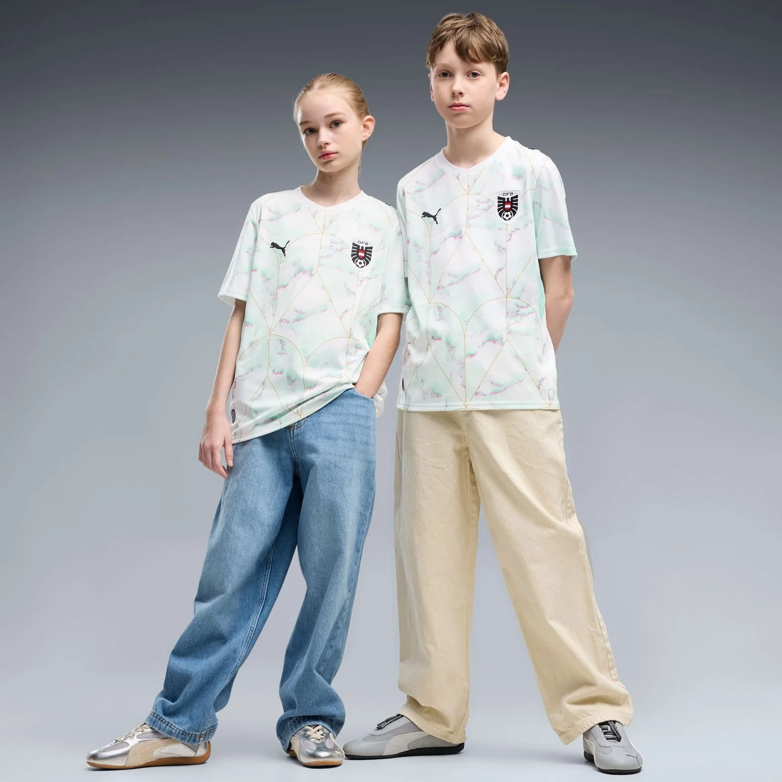 Puma Austria Football World Cup 2026 Kids Away Jersey - Image 5