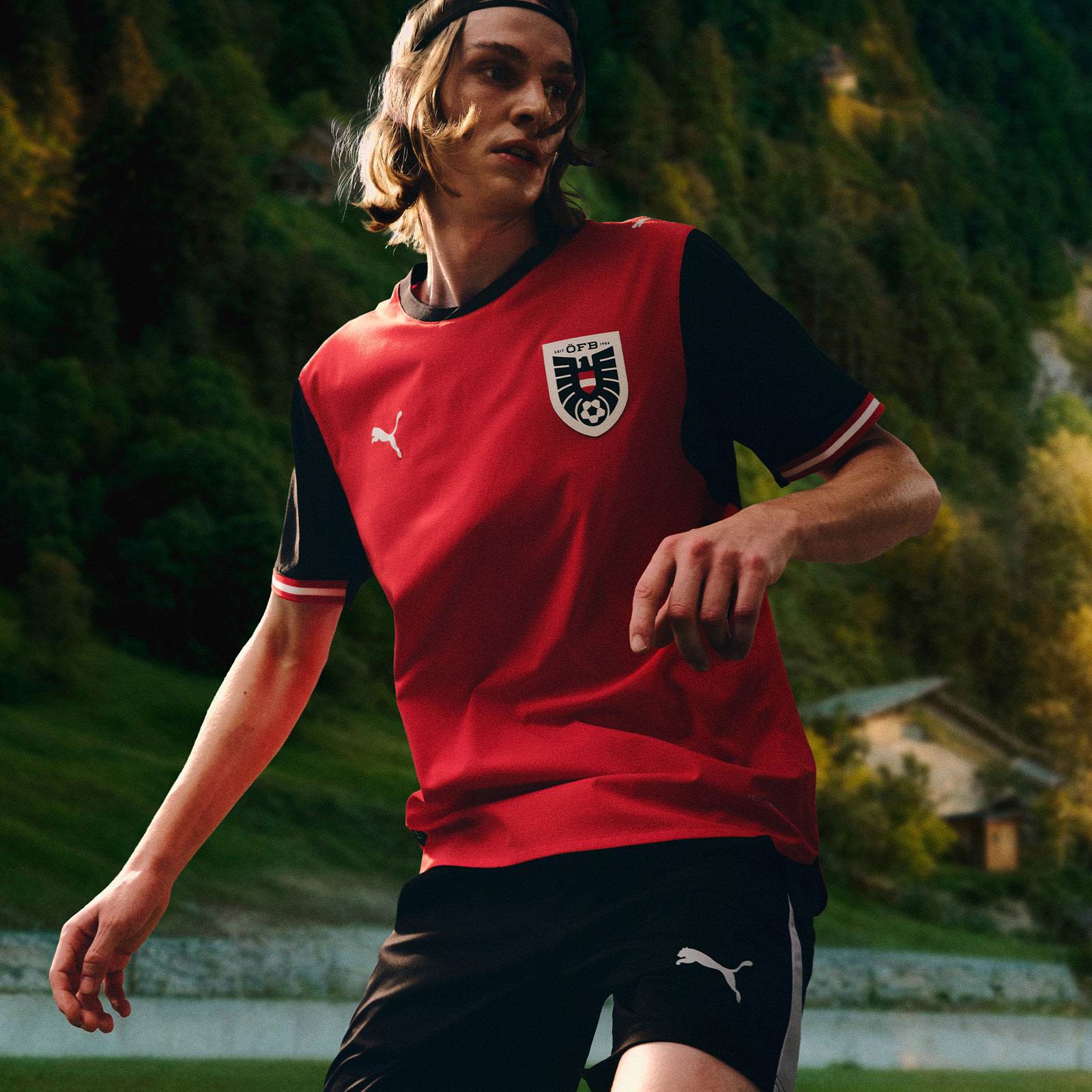 Puma Austria World Cup 2026 Kids Home Football Jersey - Image 6