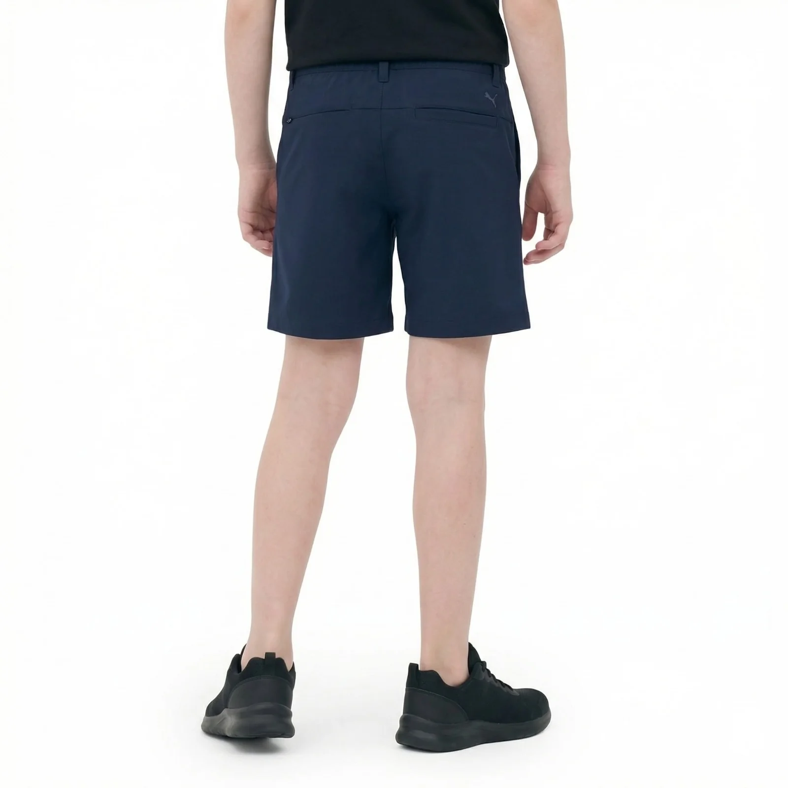 Puma Kids 4-Way-Stretch Outdoor Golf Shorts - Navy - Image 2