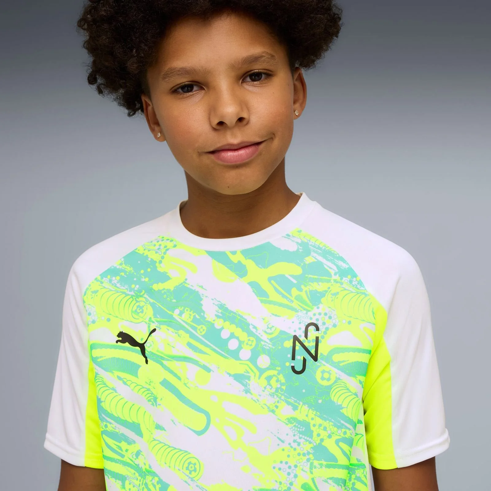 Puma Neymar JR Creativity Kids Short Sleeve Football Jersey - Image 5