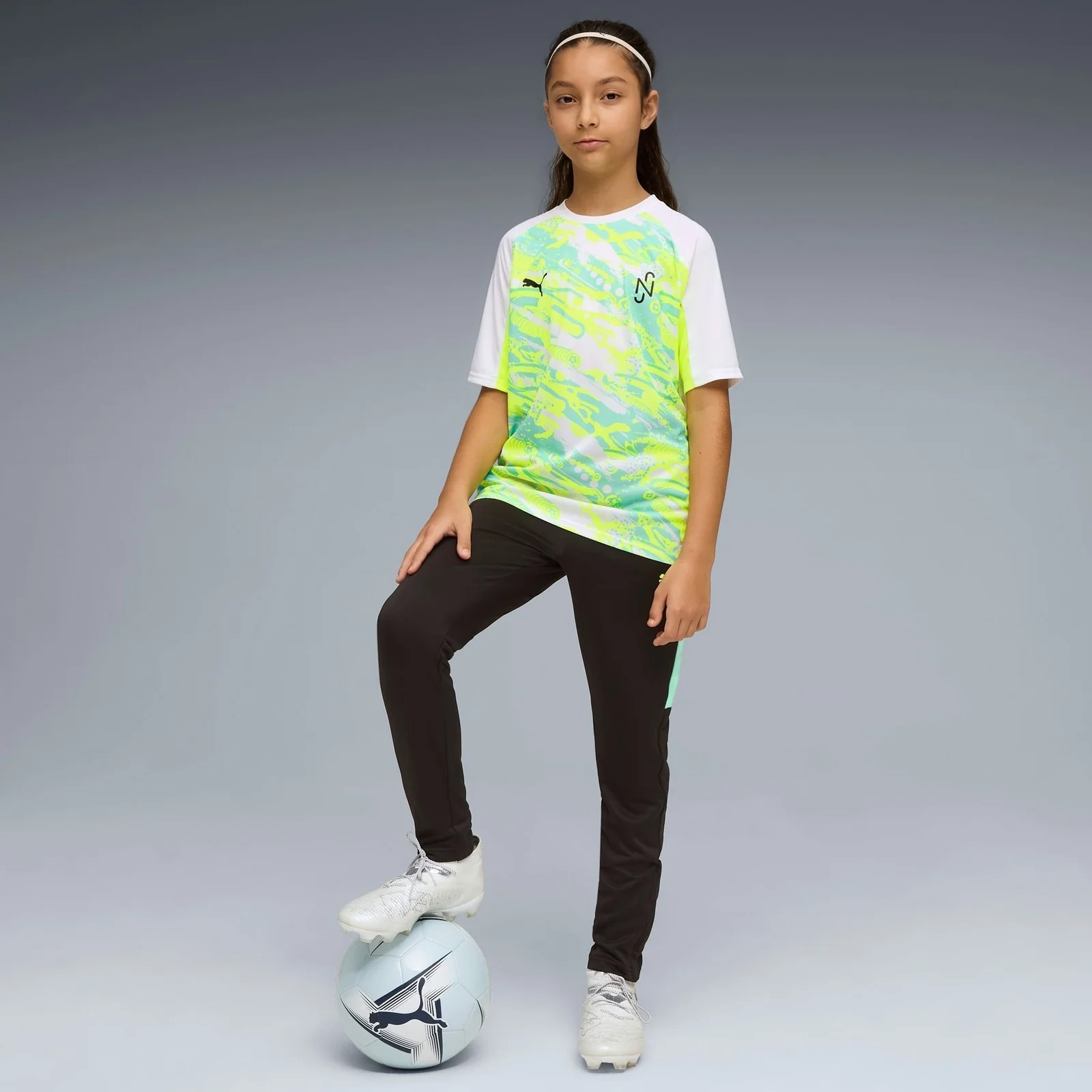Puma Neymar JR Creativity Kids Short Sleeve Football Jersey - Image 6