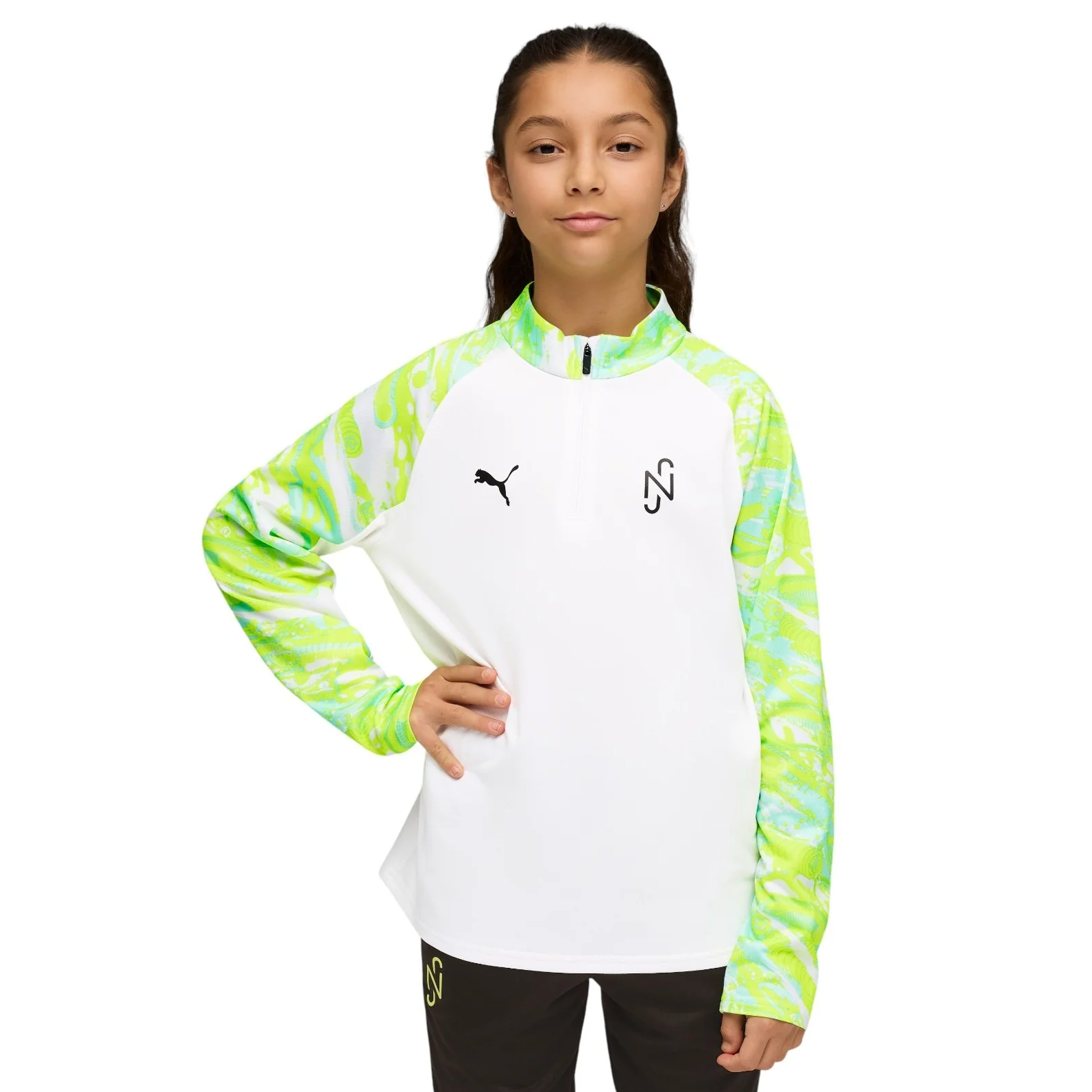 Puma Neymar JR Creativity Kids Half-Zip Football Top