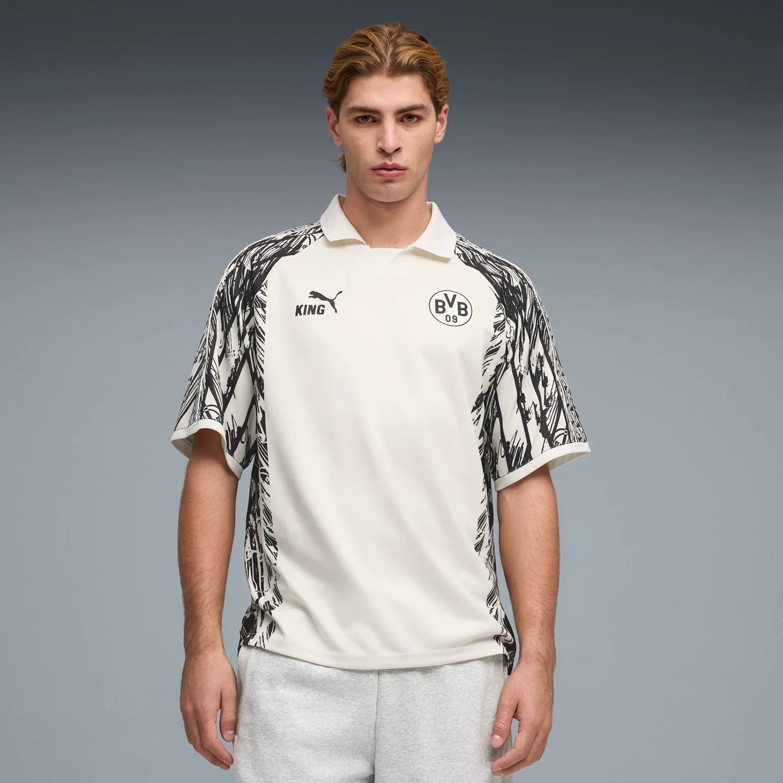 Puma BVB Football King Retro 2025/26 Mens SS Jersey - Image 3