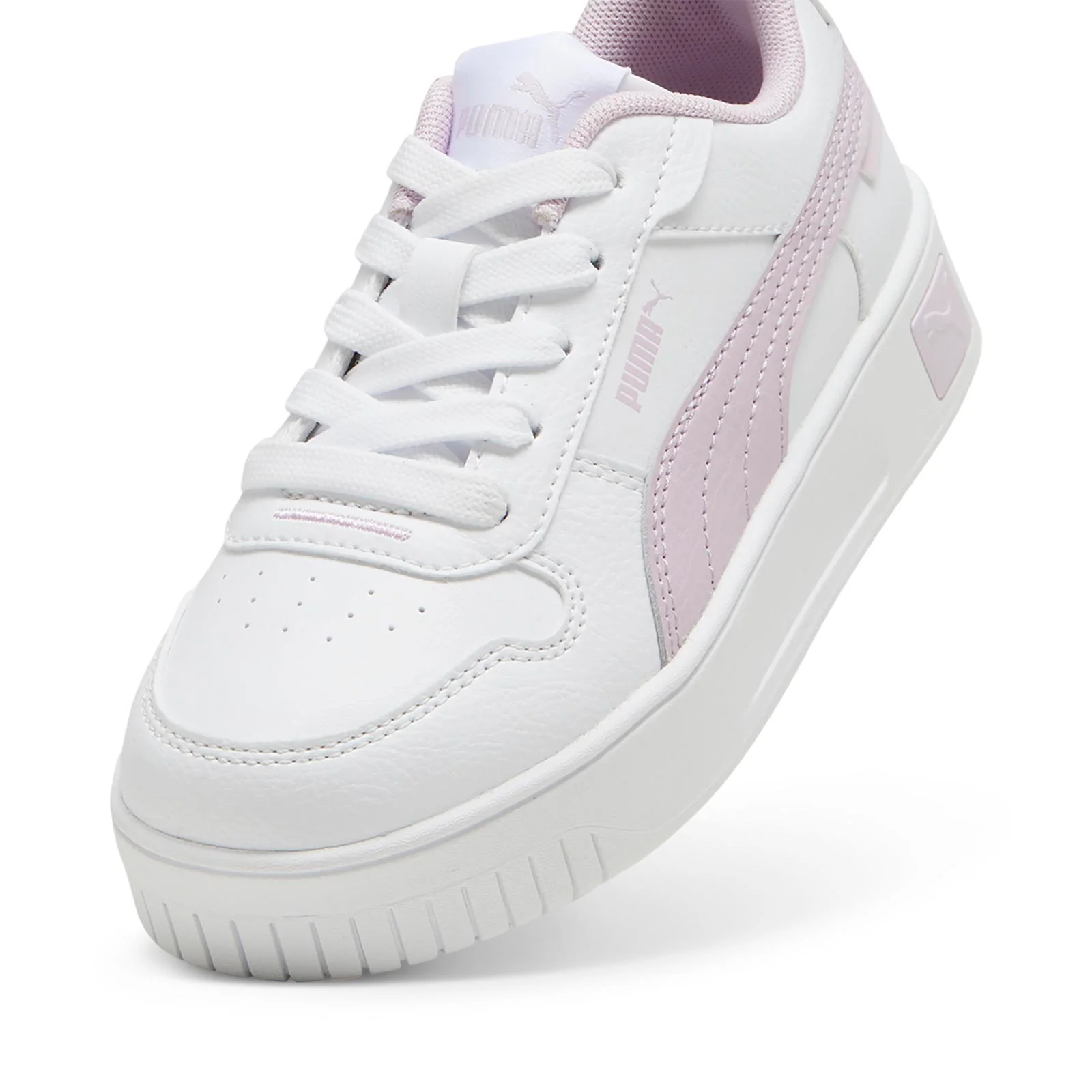 Puma Carina Street Jnr Girls White - Image 4
