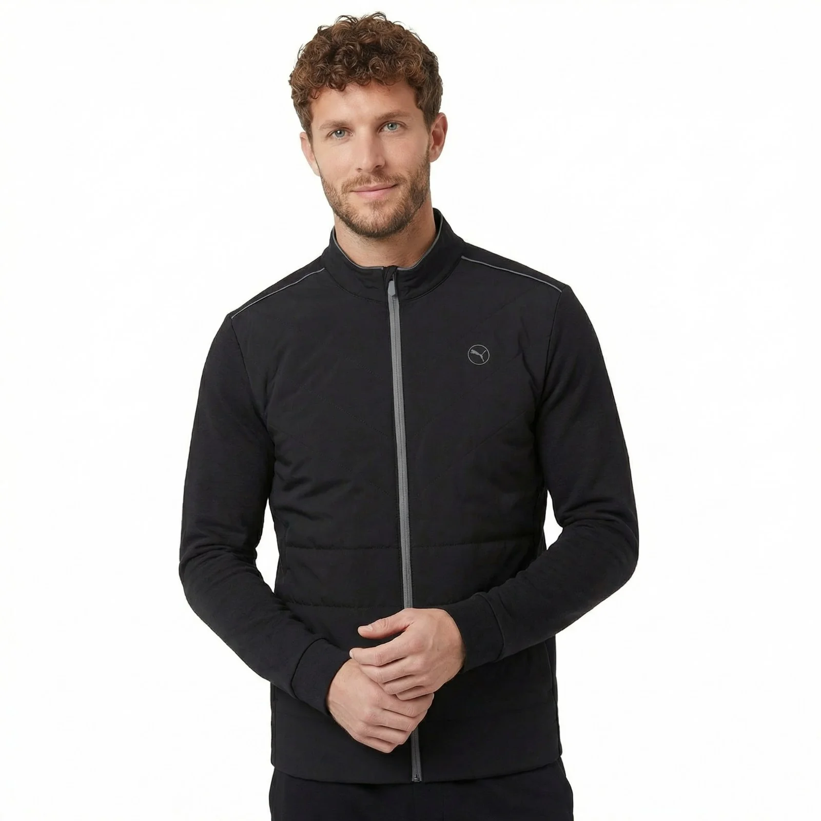 PUMA CLOUDSPUN Hybrid Mens Fleece Golf Jacket