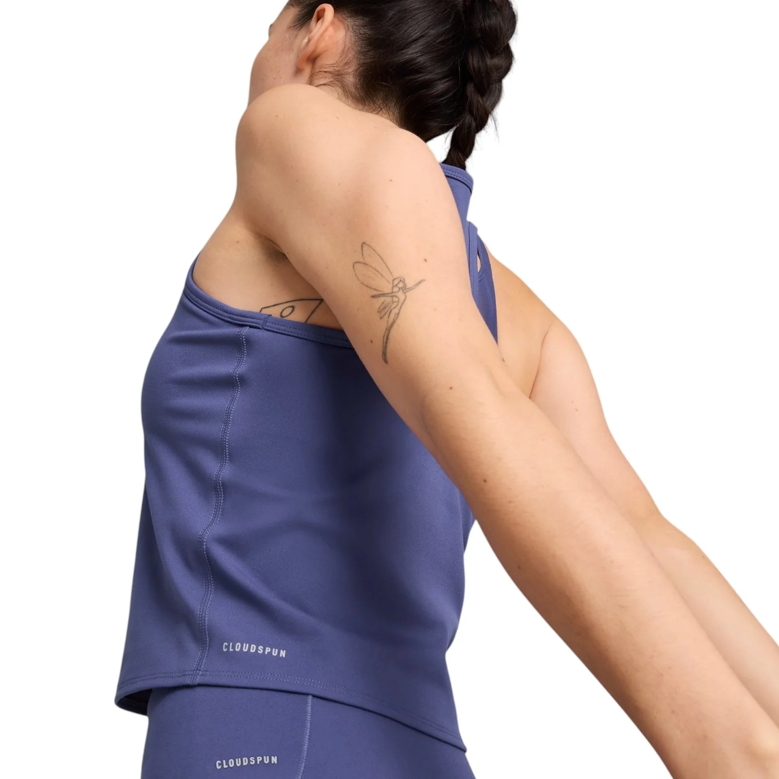Puma Cloudspun 2-in-1 Womens Mesh Sleeveless Tank Top - Image 4