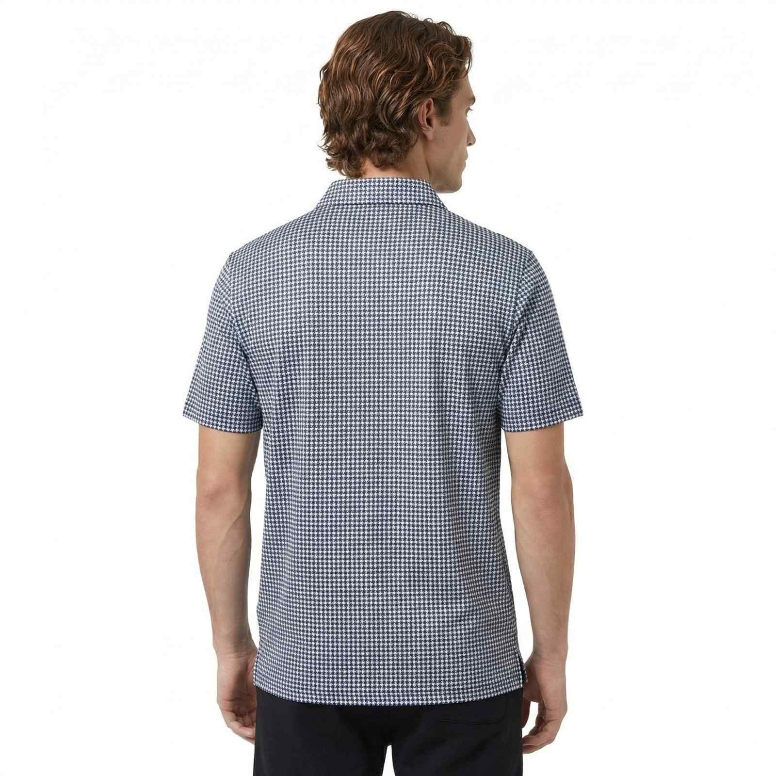 Puma CLOUDSPUN Mono Check Mens Short-Sleeved Golf Polo Shirt - Image 2