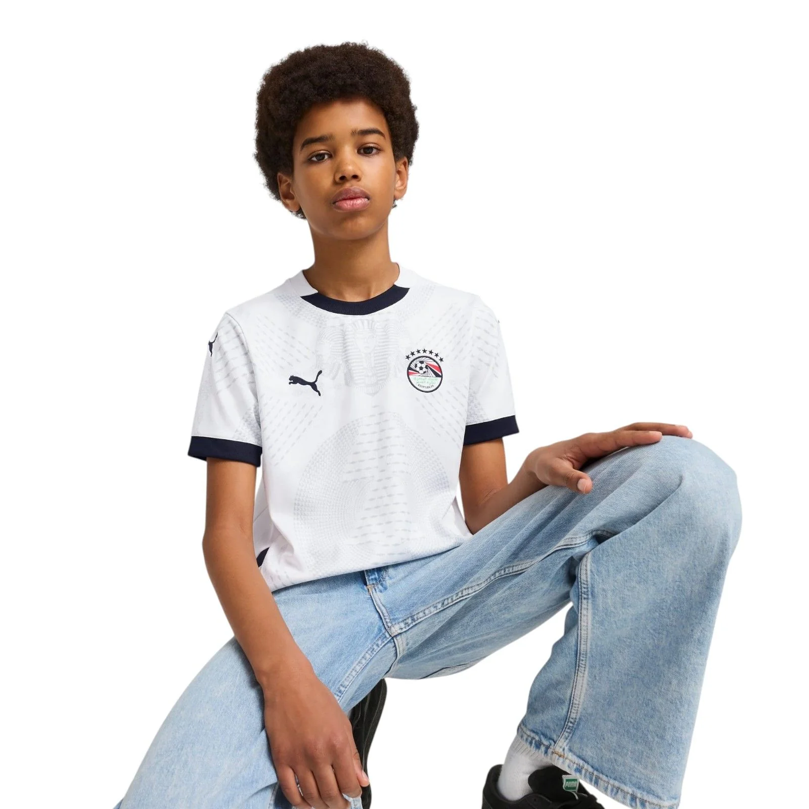 Puma Egypt 2025 Kids Away Jersey - Image 3