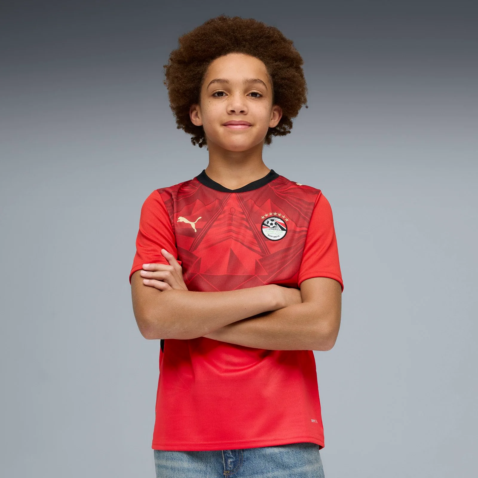 Puma Egypt Football World Cup 2026 Kids Home Jersey - Image 3