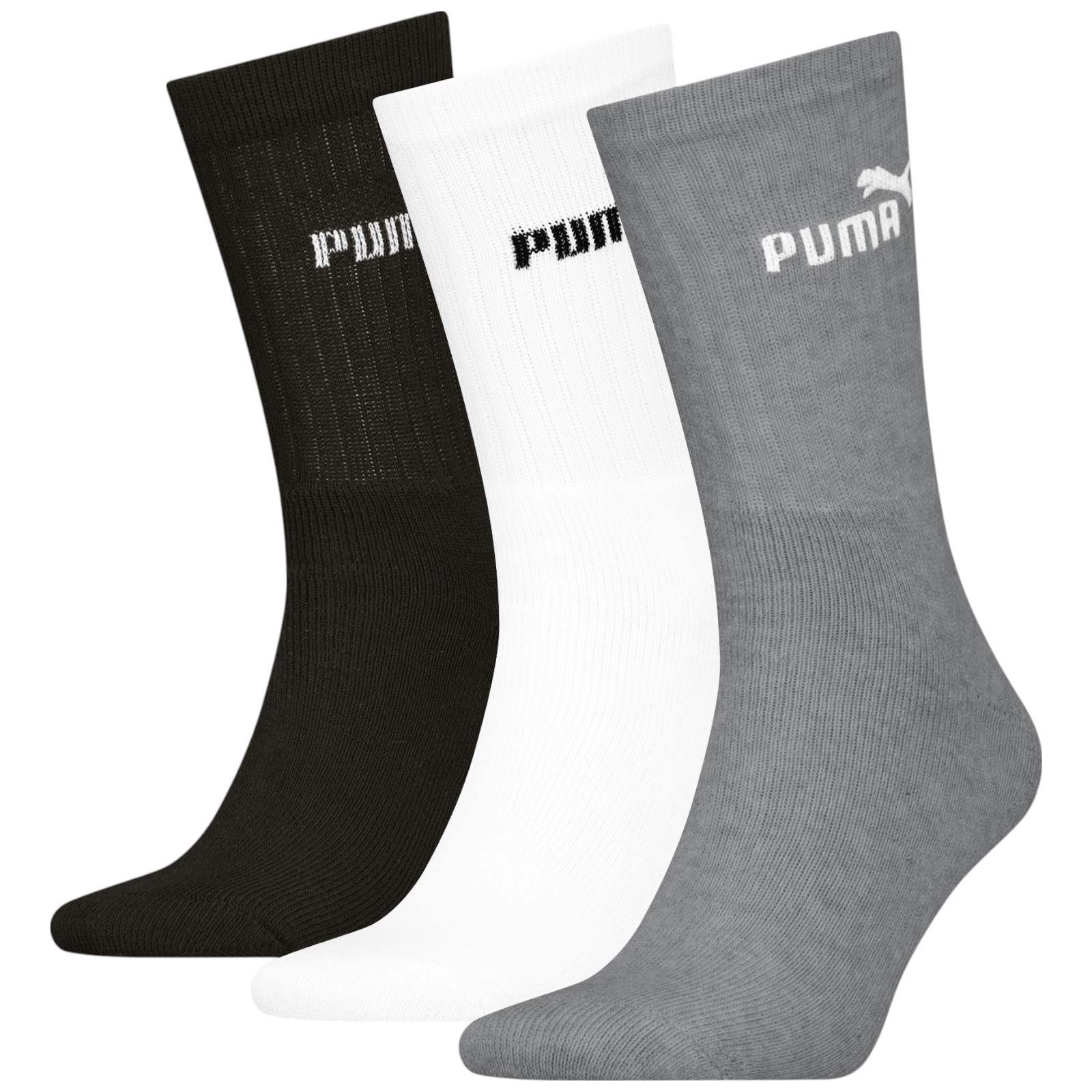 Puma Elements Adults Crew Socks 3 Pack