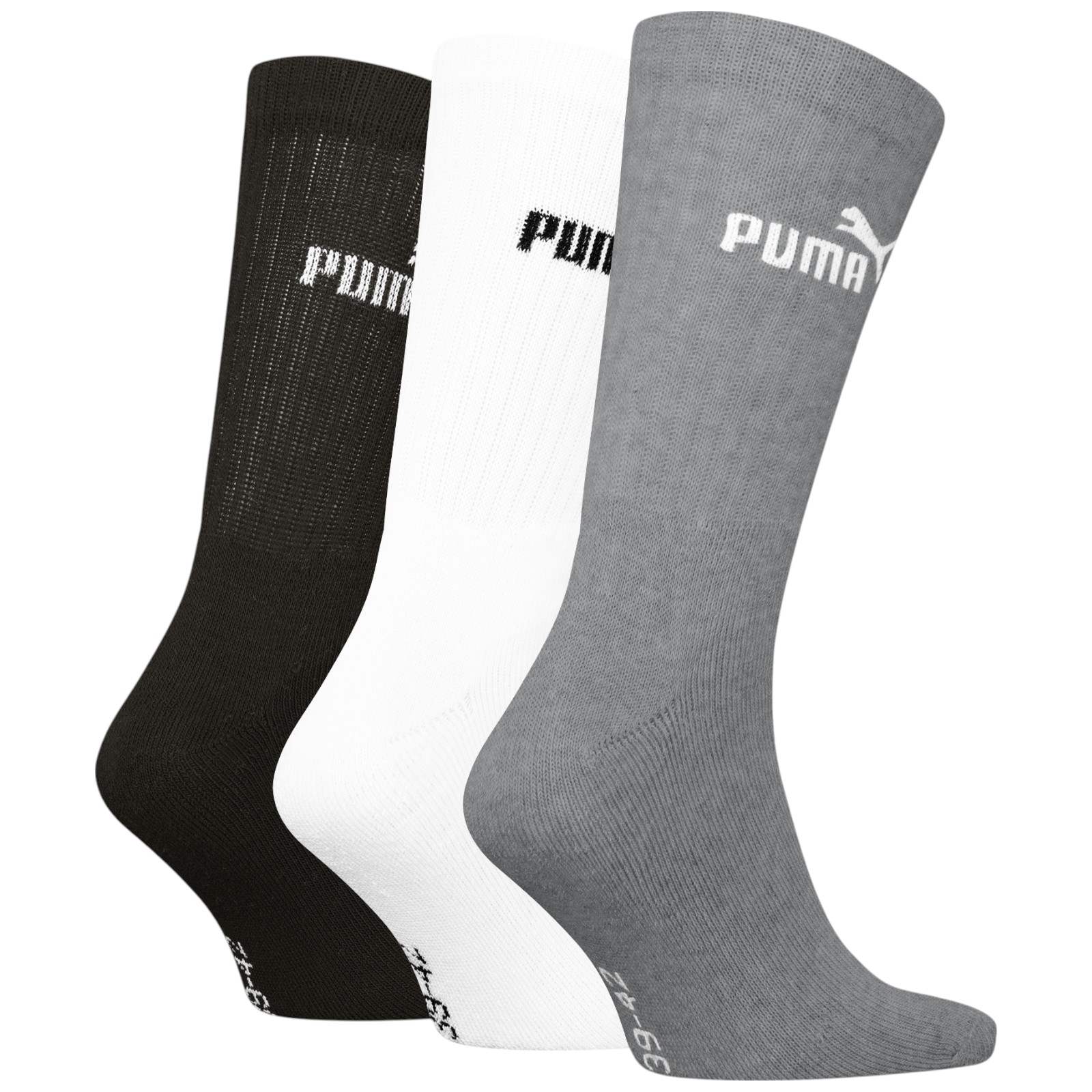 Puma Elements Adults Crew Socks 3 Pack - Image 2