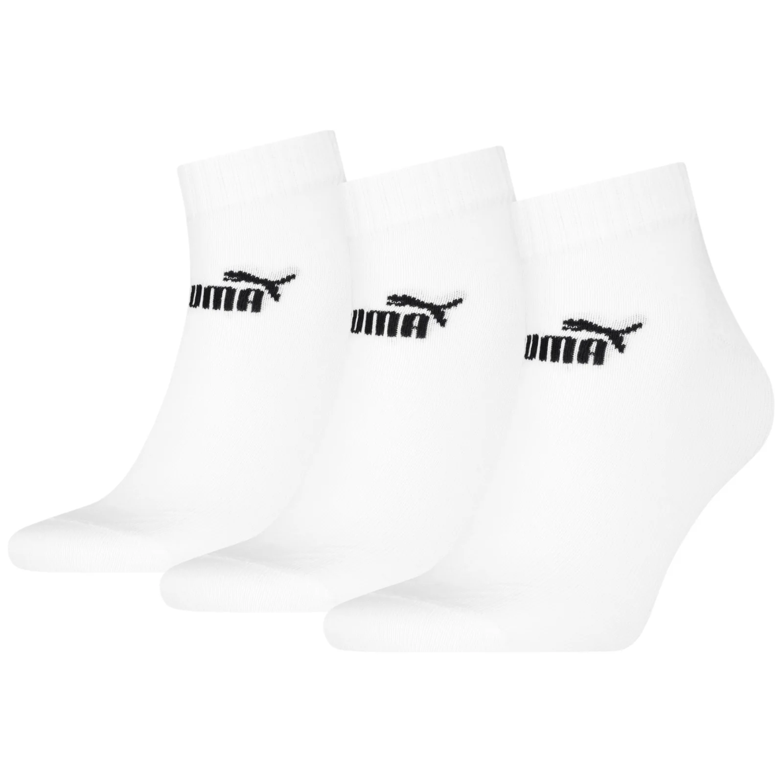 Puma Elements Adults Quarter Length Socks - 3 Pack