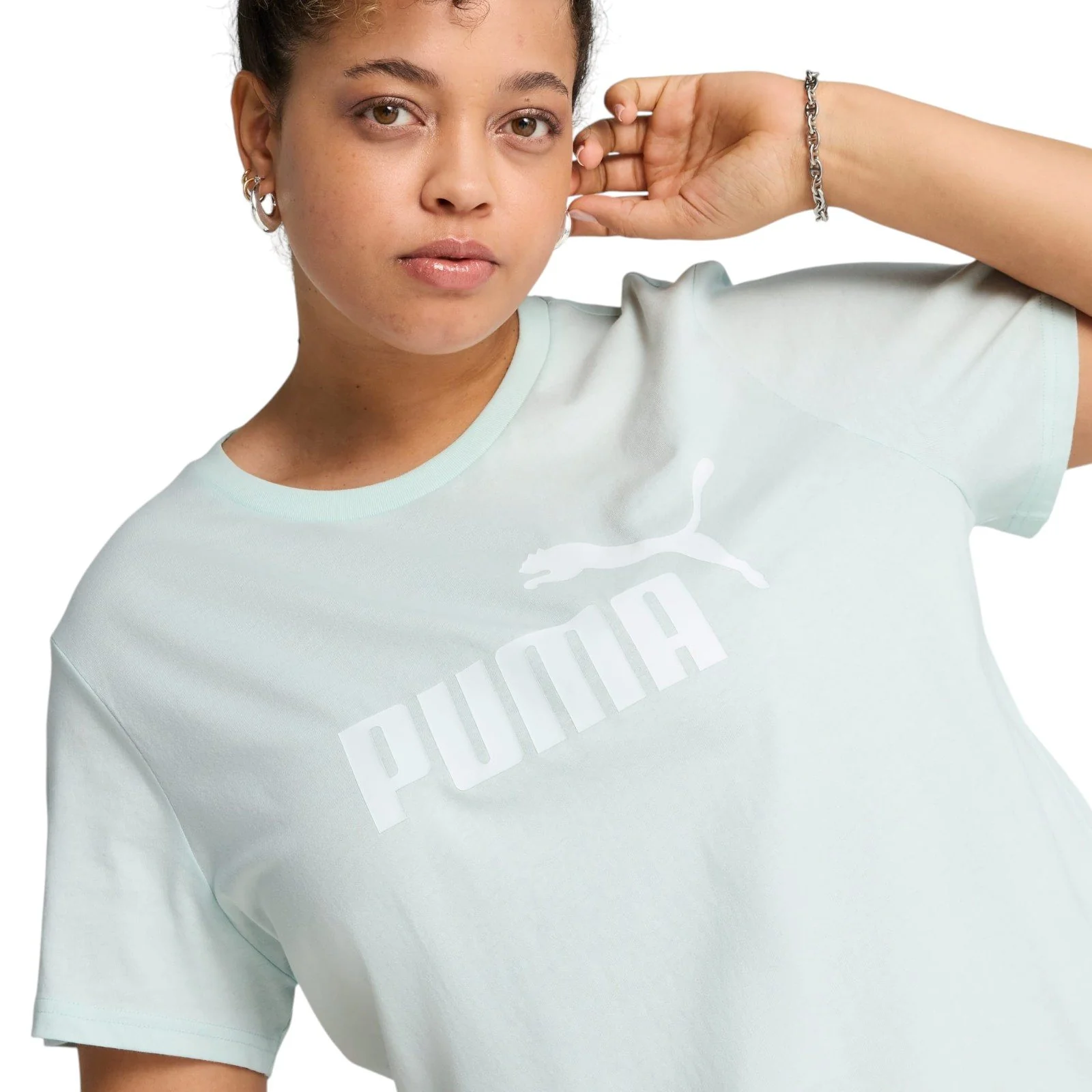 Puma Essentials Womens Short Sleeved No. 1 Logo T-Shirt - Image 3