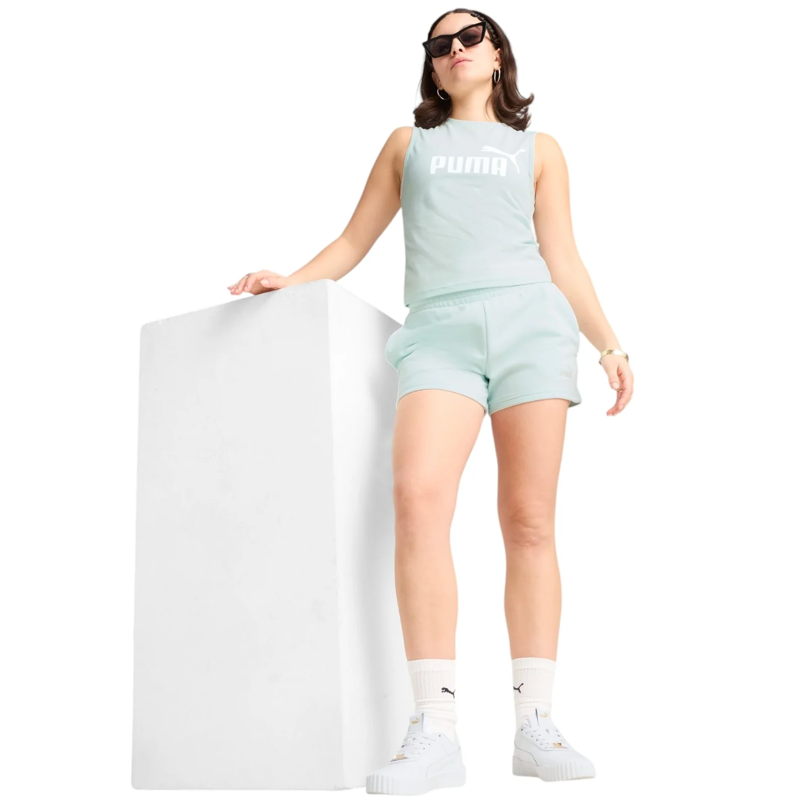 Puma Essentials Small No. 1 Logo 4'' Womens Short - Image 5