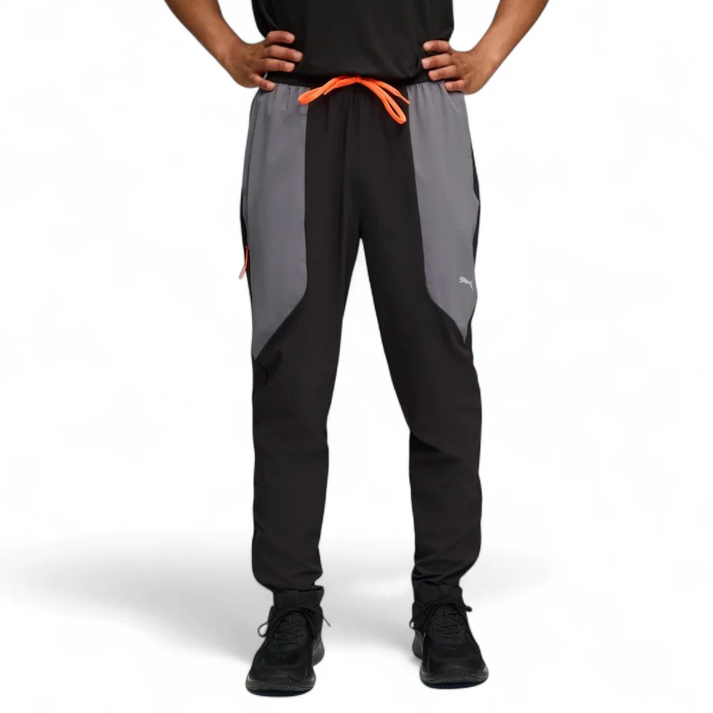 Puma Flex Stretch Mens Medium-Rise Woven Training Pants