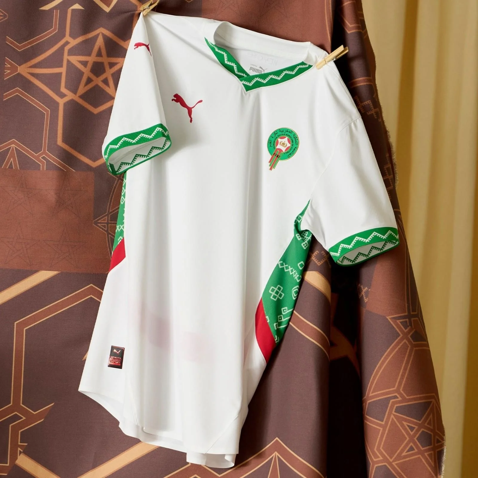 Puma Morocco 2025 Short-Sleeve Kids Away Football Jersey - Image 5